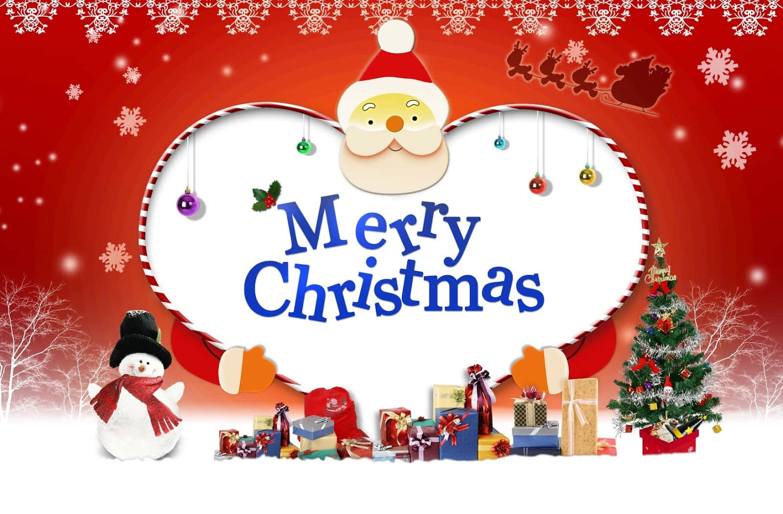 ¡Les deseo a todos una feliz y alegre Navidad! Fondos de pantalla