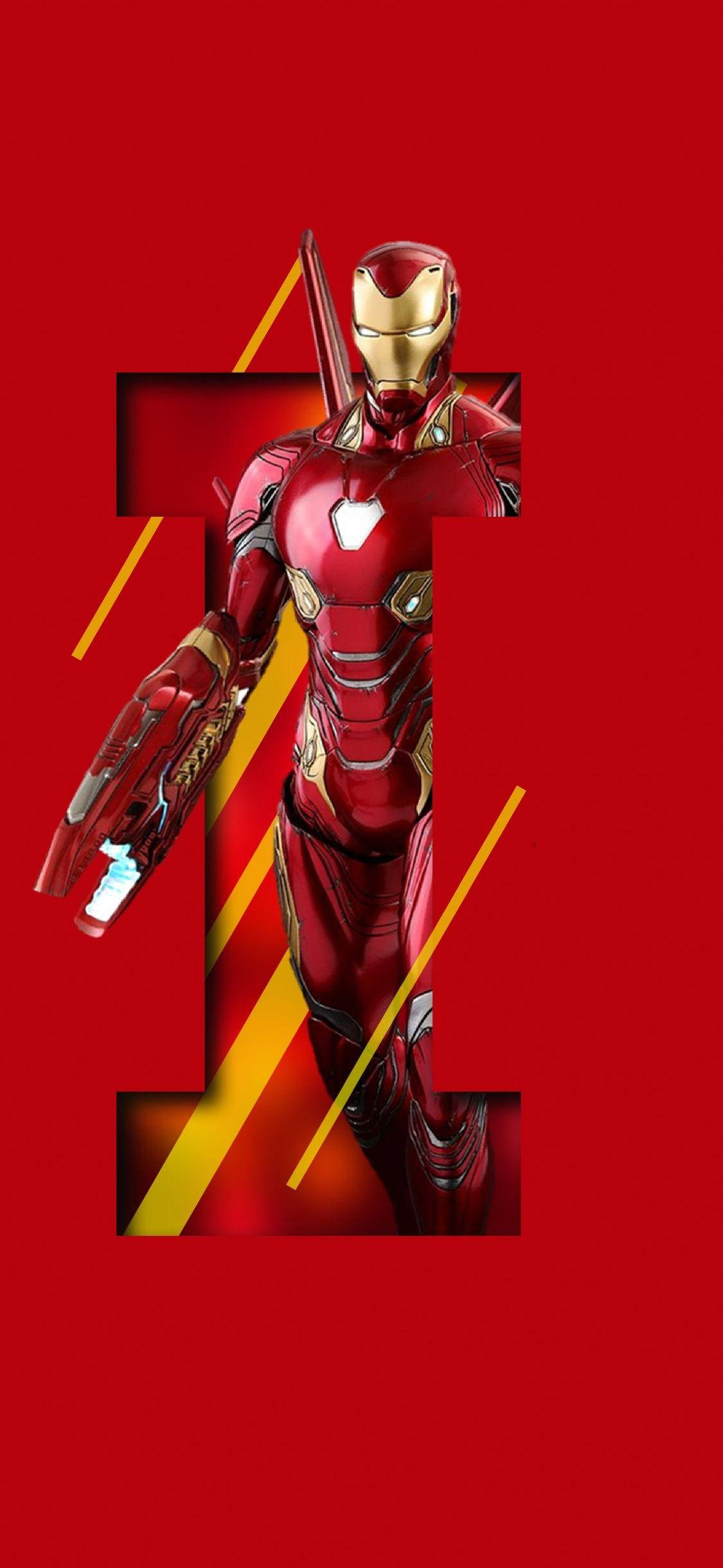 Letra I Iron Man iPhone Fondos de pantalla