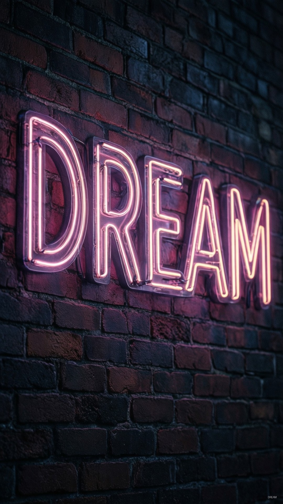 Letrero de neón 'Dream' Fondos de pantalla