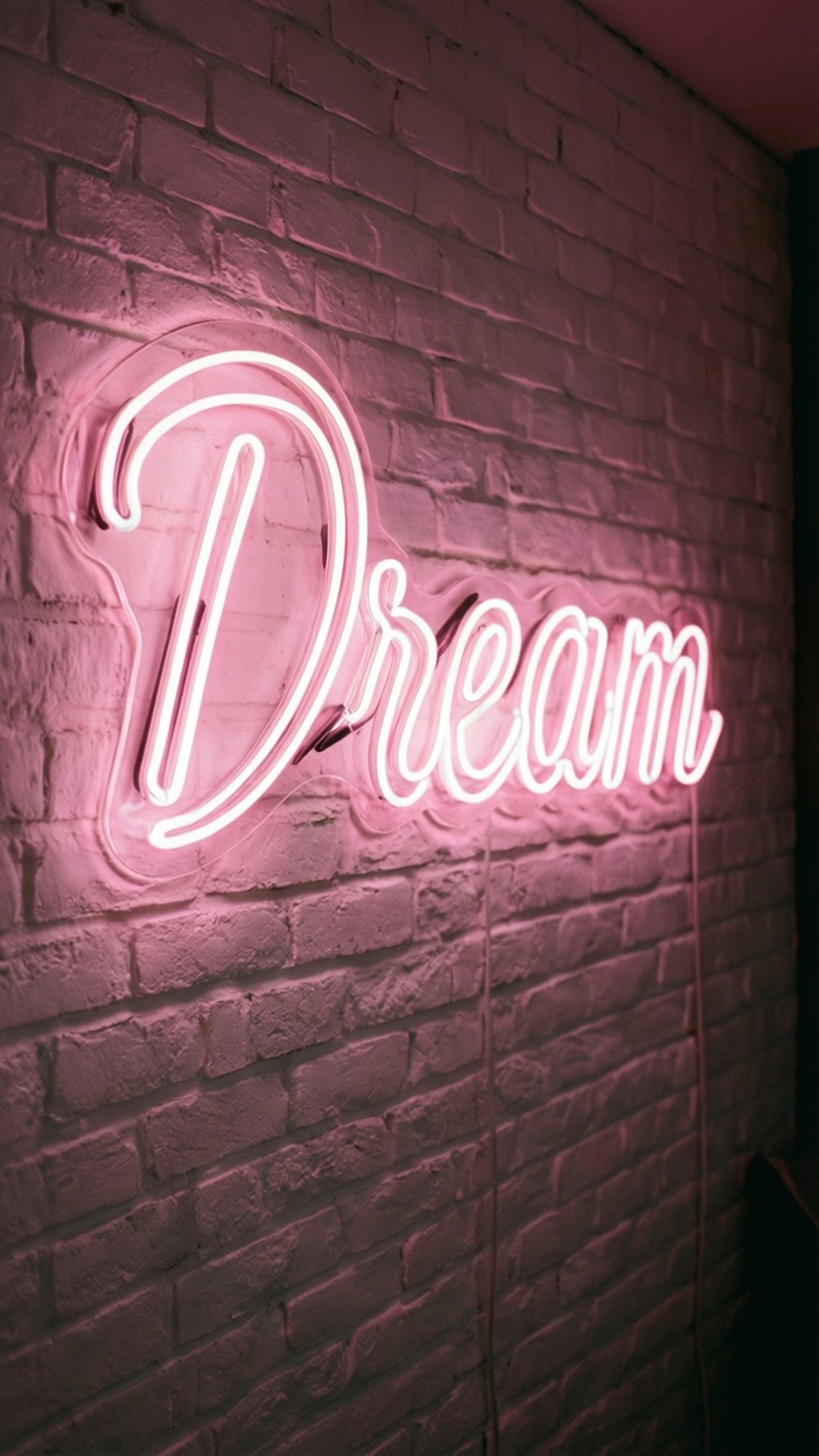 Letrero de neón 'Dream' Fondos de pantalla