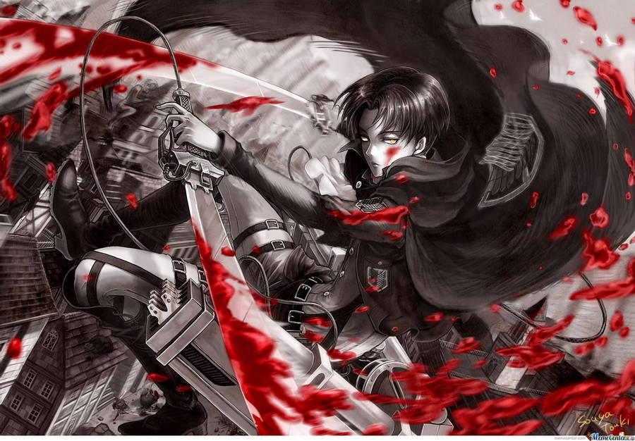 Levi oscuro y agresivo para foto de perfil anime Fondos de pantalla