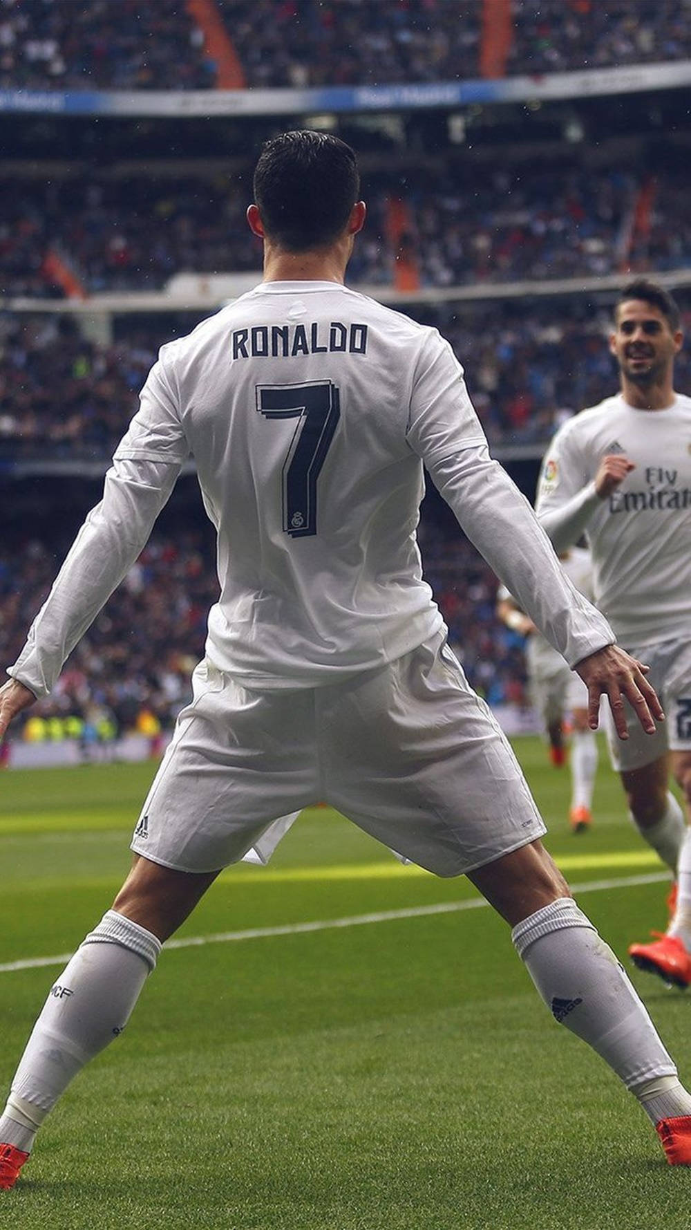 Leyenda del Fútbol Cristiano Ronaldo Vista Trasera Genial Fondos de pantalla