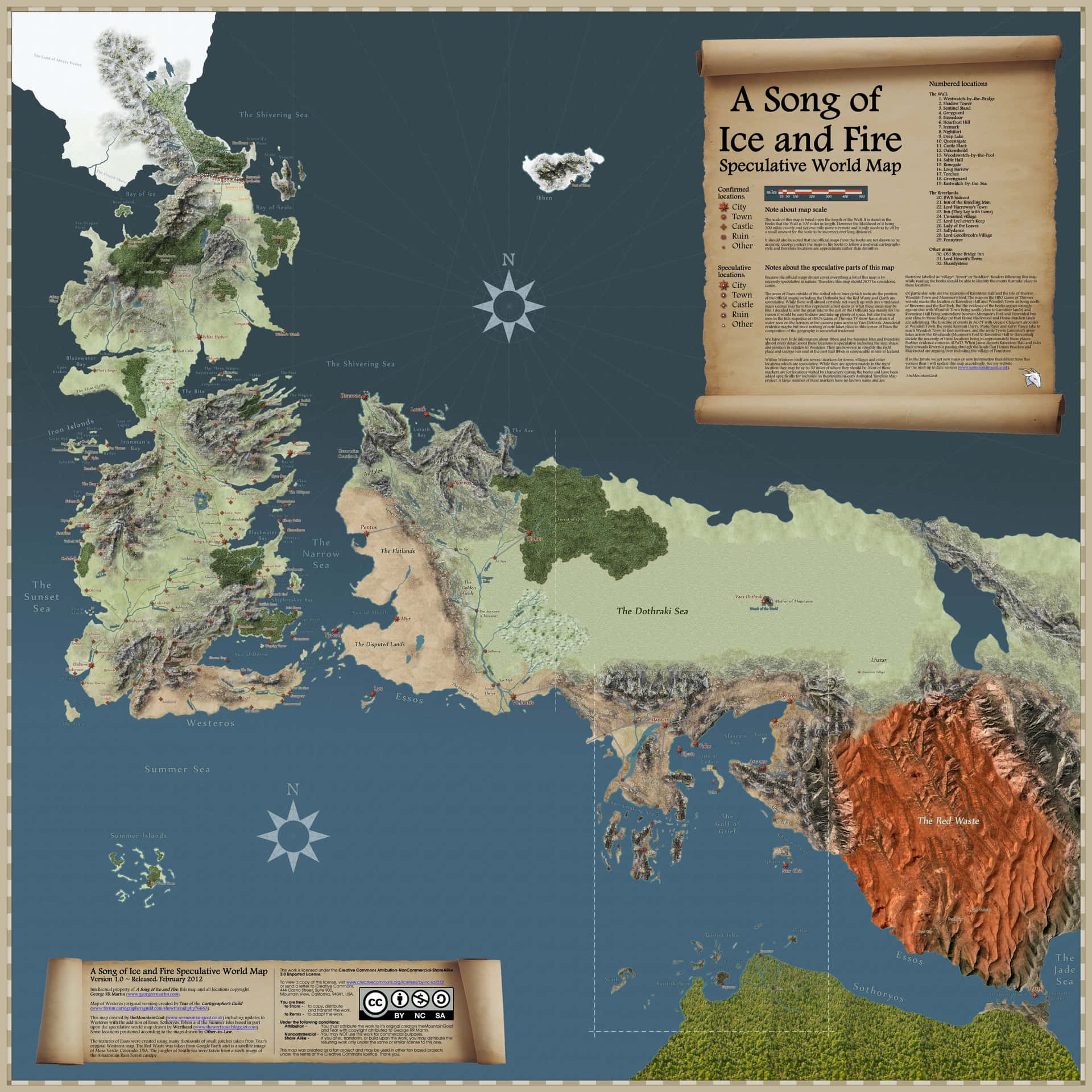 Mapa de Game of Thrones