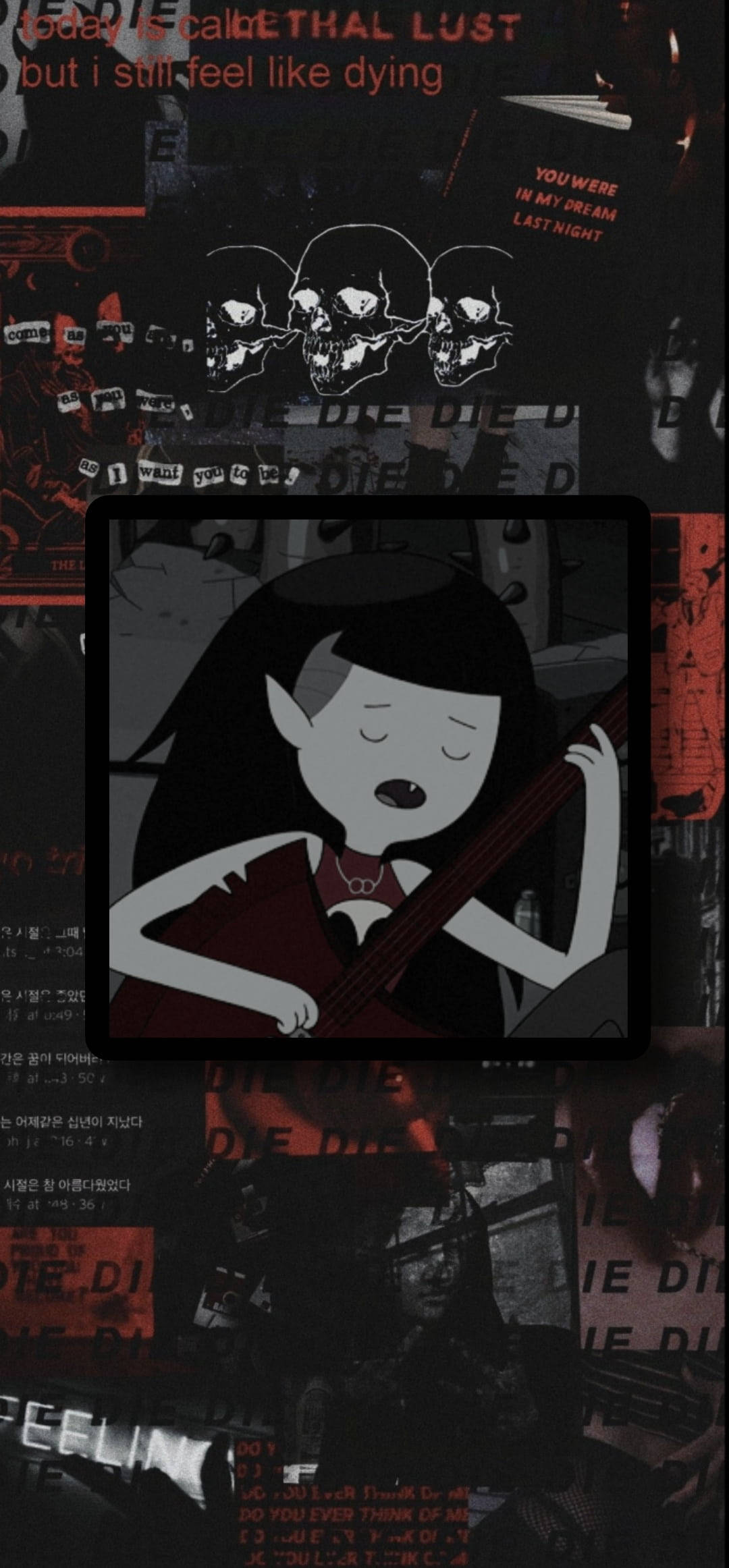 Leyenda: Ilustración Mística de Marceline en Estilo Estético Alternativo Fondos de pantalla