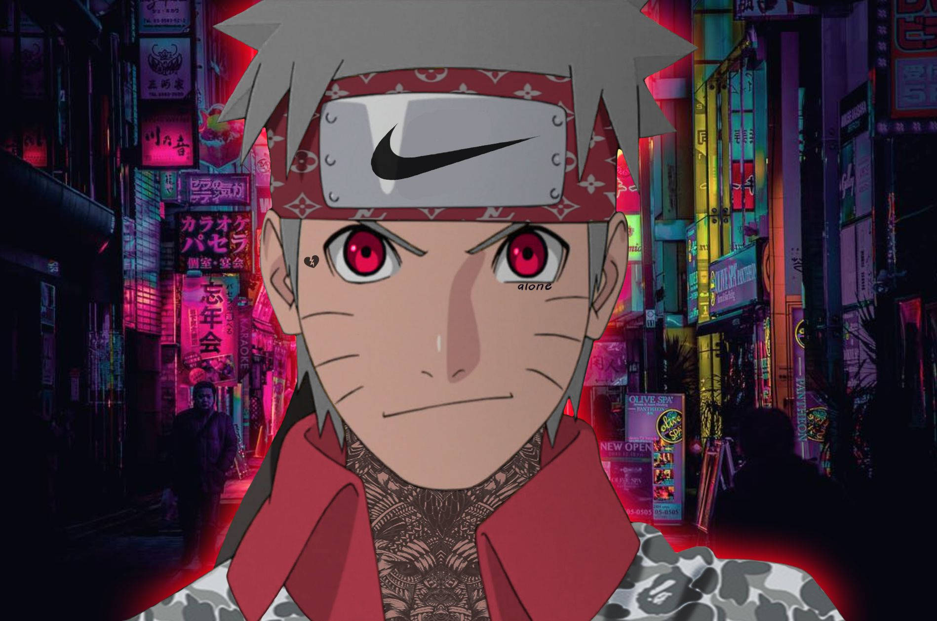 Leyenda: Naruto con Estilo Urbano y Actitud Fondos de pantalla