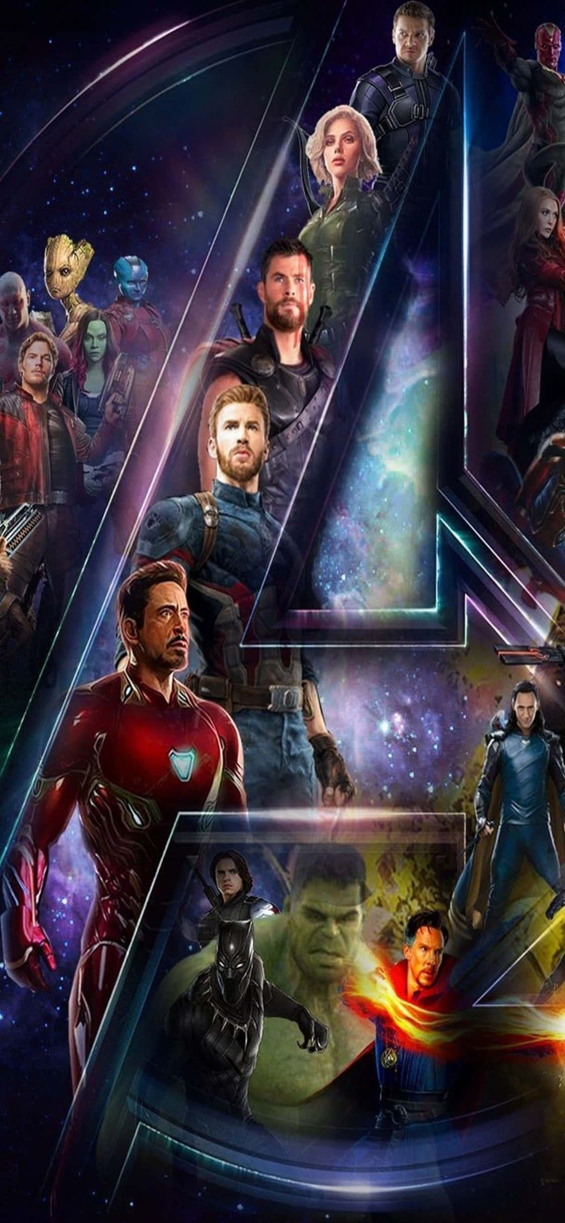 Libera el poder de los Avengers con el nuevo iPhone XS Fondos de pantalla
