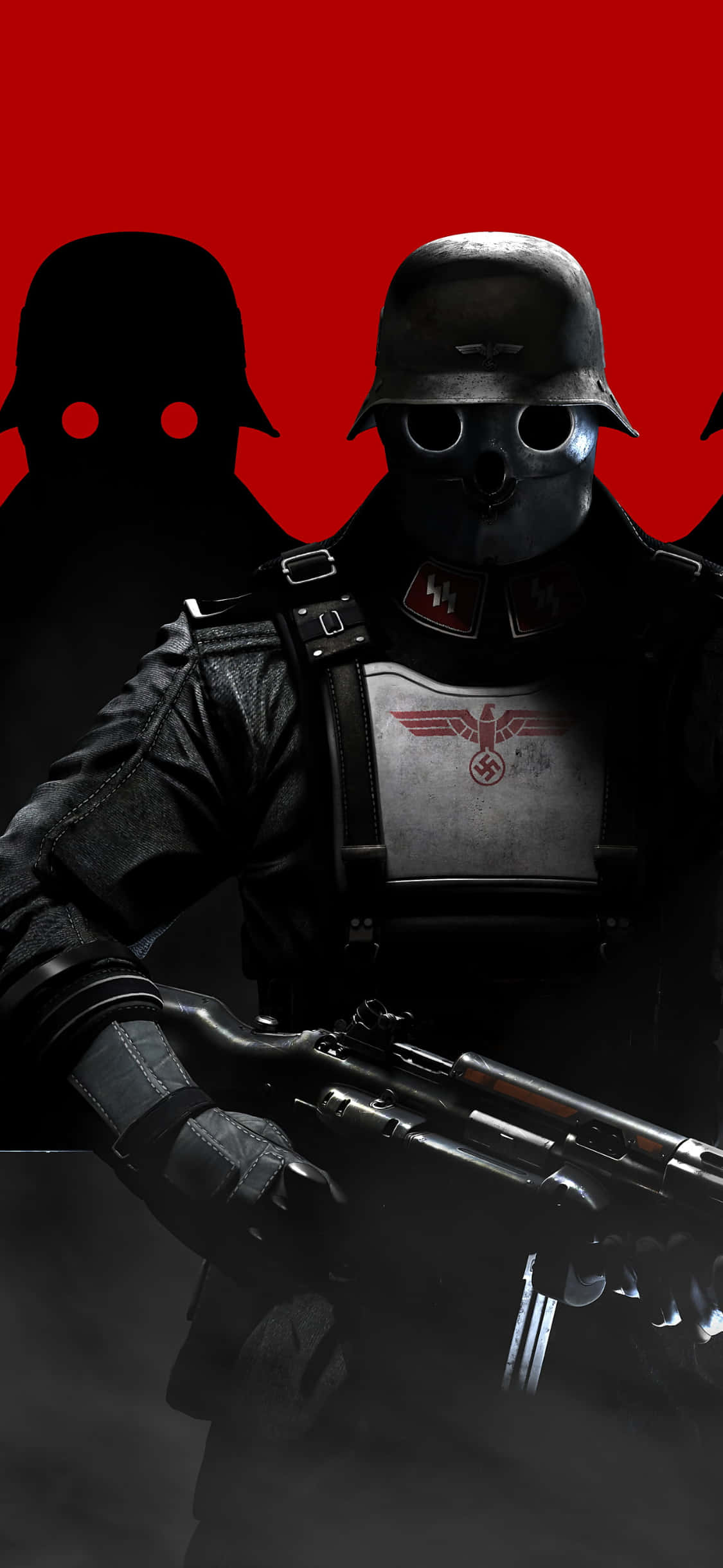 Libera el Poder de tu iPhone Xs en Wolfenstein II Fondos de pantalla