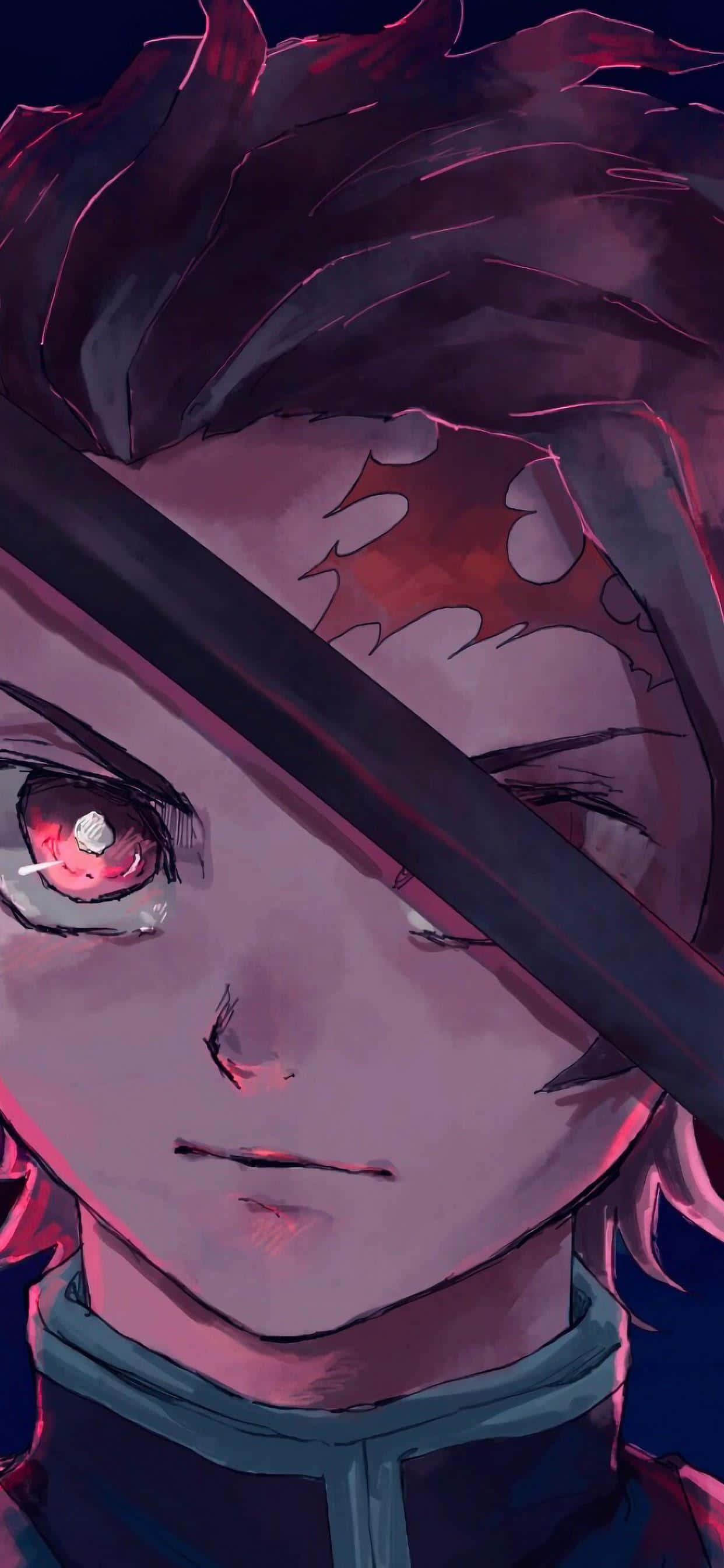 Libera tu Poder Interior con el iPhone 11 Inspirado en Demon Slayer Fondos de pantalla