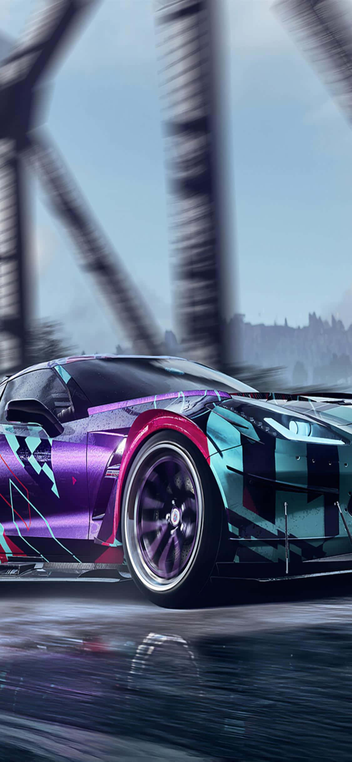 Libera al Velocista que Llevas Dentro con Need for Speed Heat en iPhone Xs Fondos de pantalla