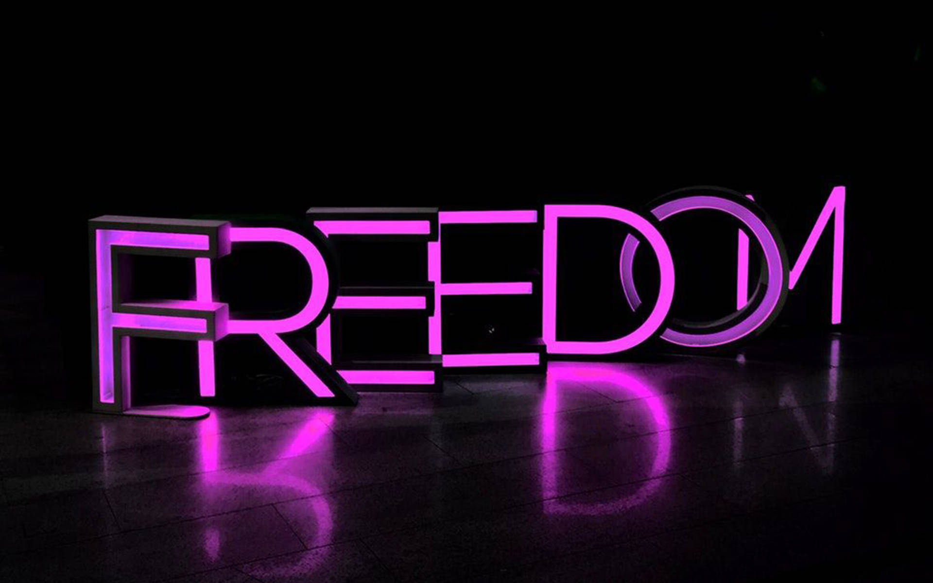 Libertad Estética Neón Púrpura Fondos de pantalla