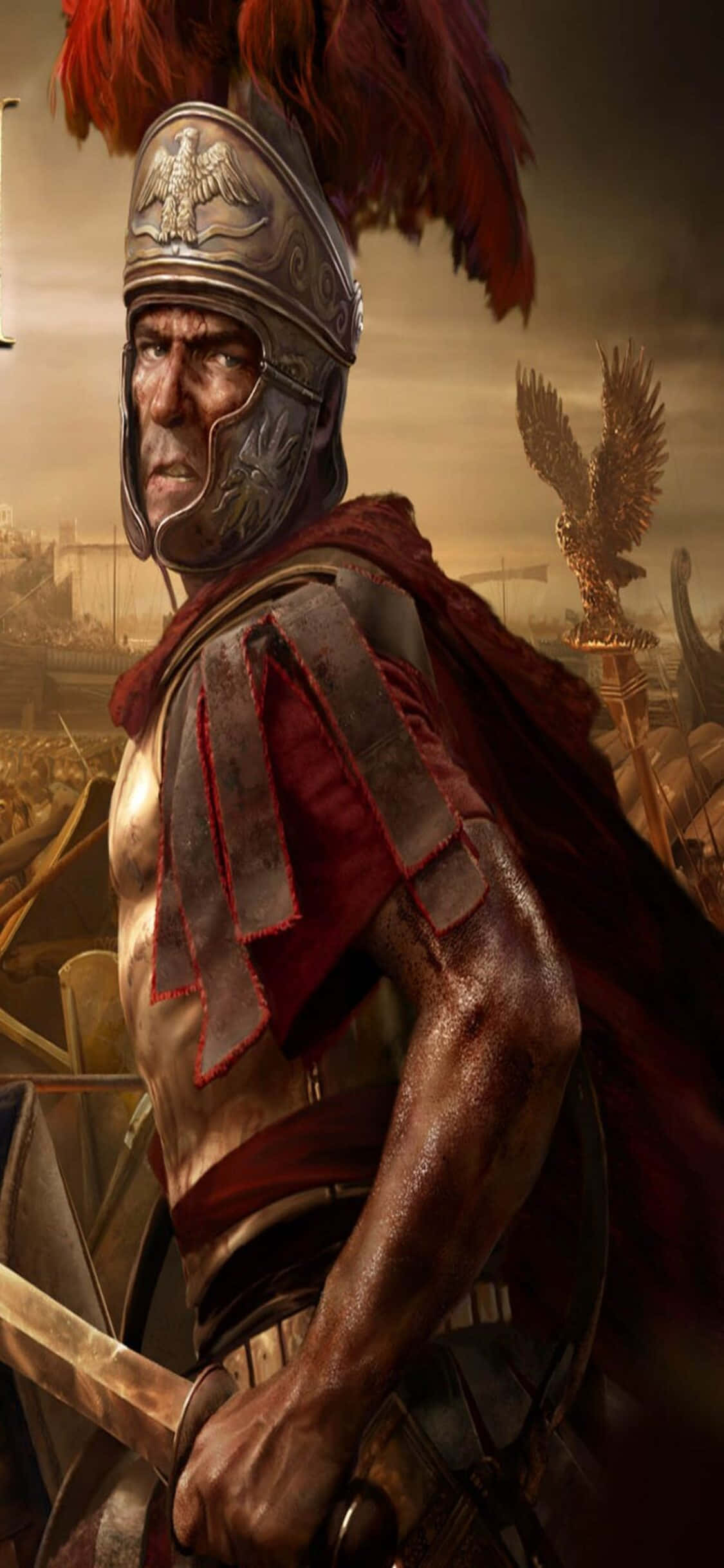 Librando batallas épicas en Total War Rome 2 en el iPhone XS Fondos de pantalla
