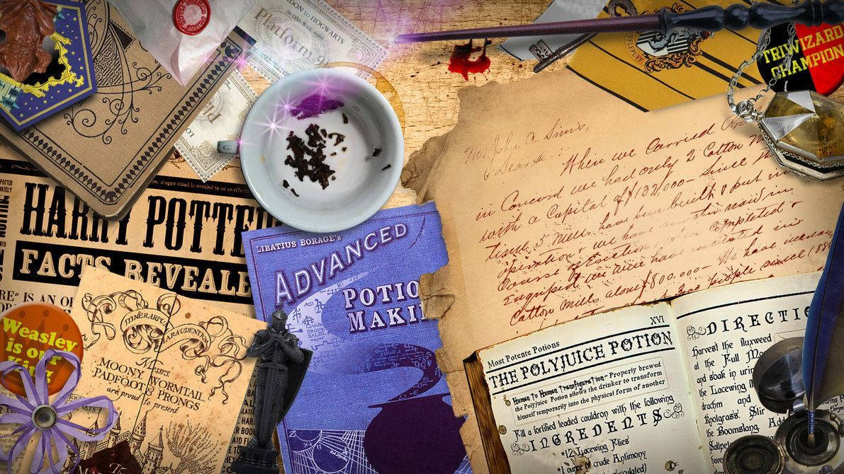 Libro de Pociones Estético de Harry Potter Fondos de pantalla