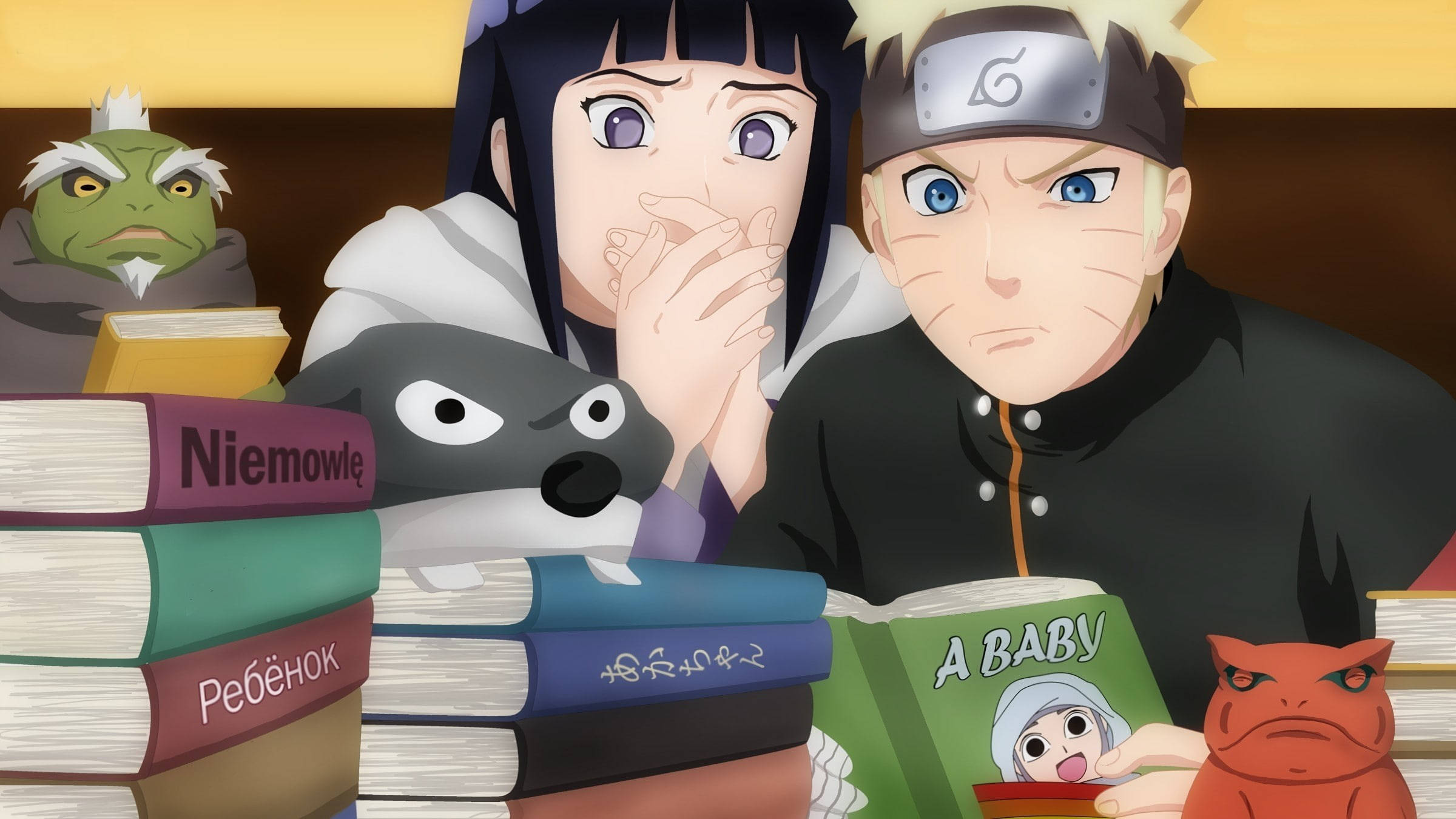 Libro del Parto de Naruto y Hinata en Vivo Fondos de pantalla