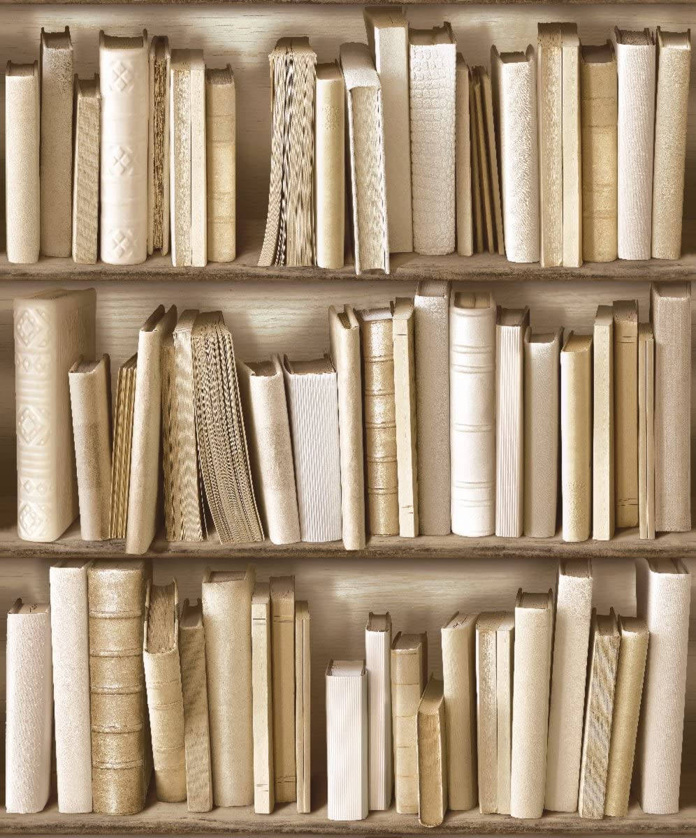 Libros estéticos en tonos beige y marrón Fondos de pantalla