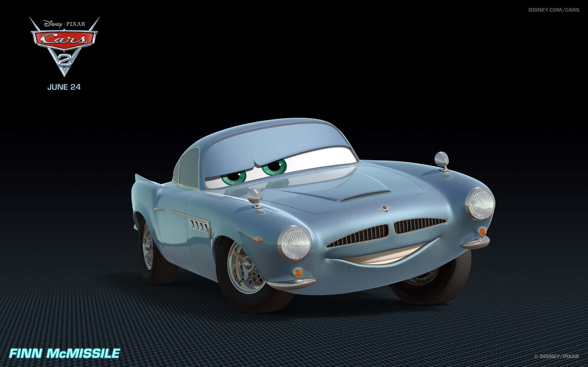 Lightning McQueen compite contra Francesco Bernoulli en Cars 2 Fondos de pantalla