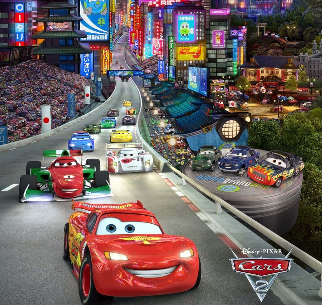 Lightning McQueen y Mater se reencuentran en Cars 2 de Disney Pixar Fondos de pantalla
