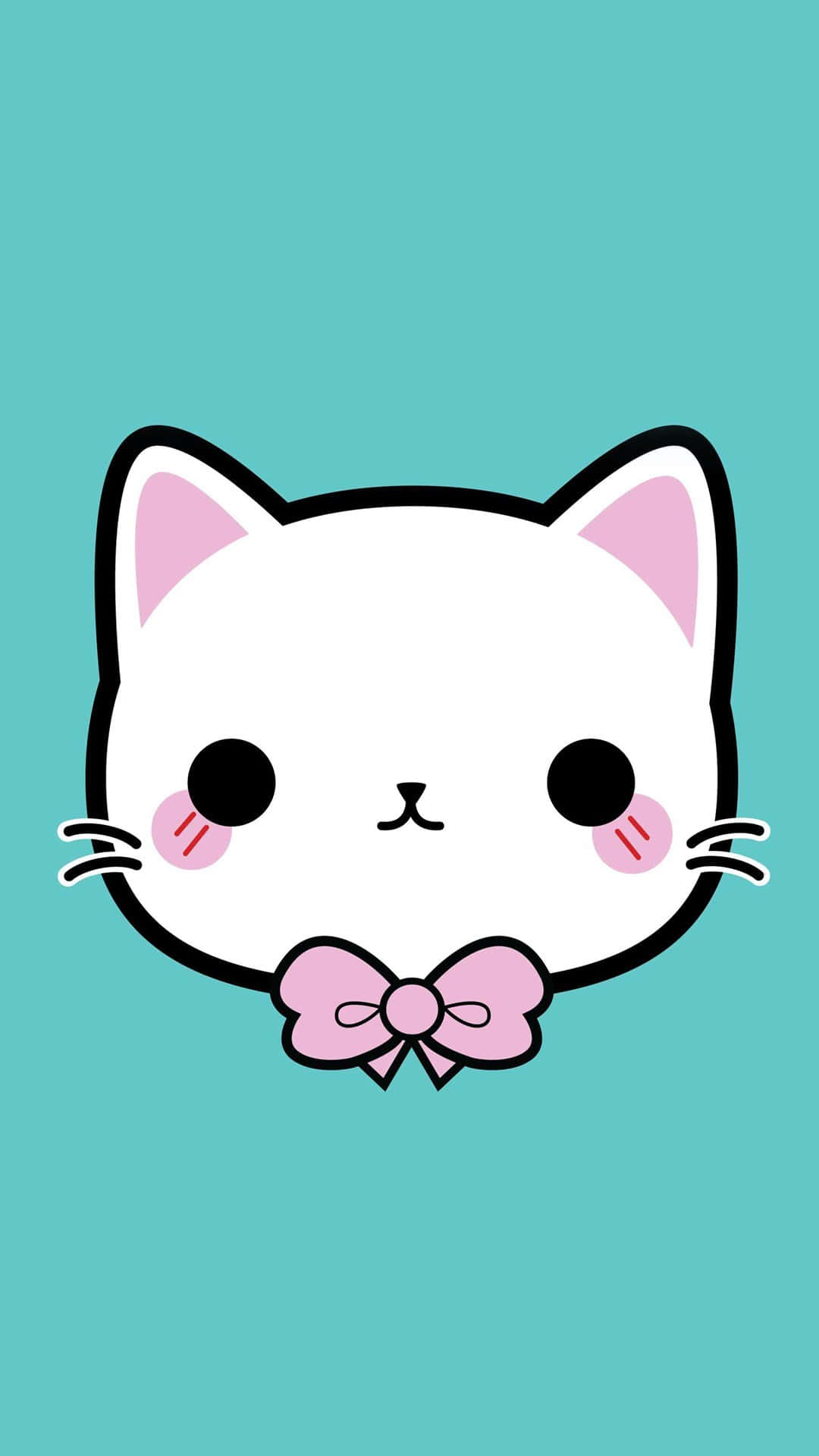 Linda carita de gato kawaii Fondos de pantalla