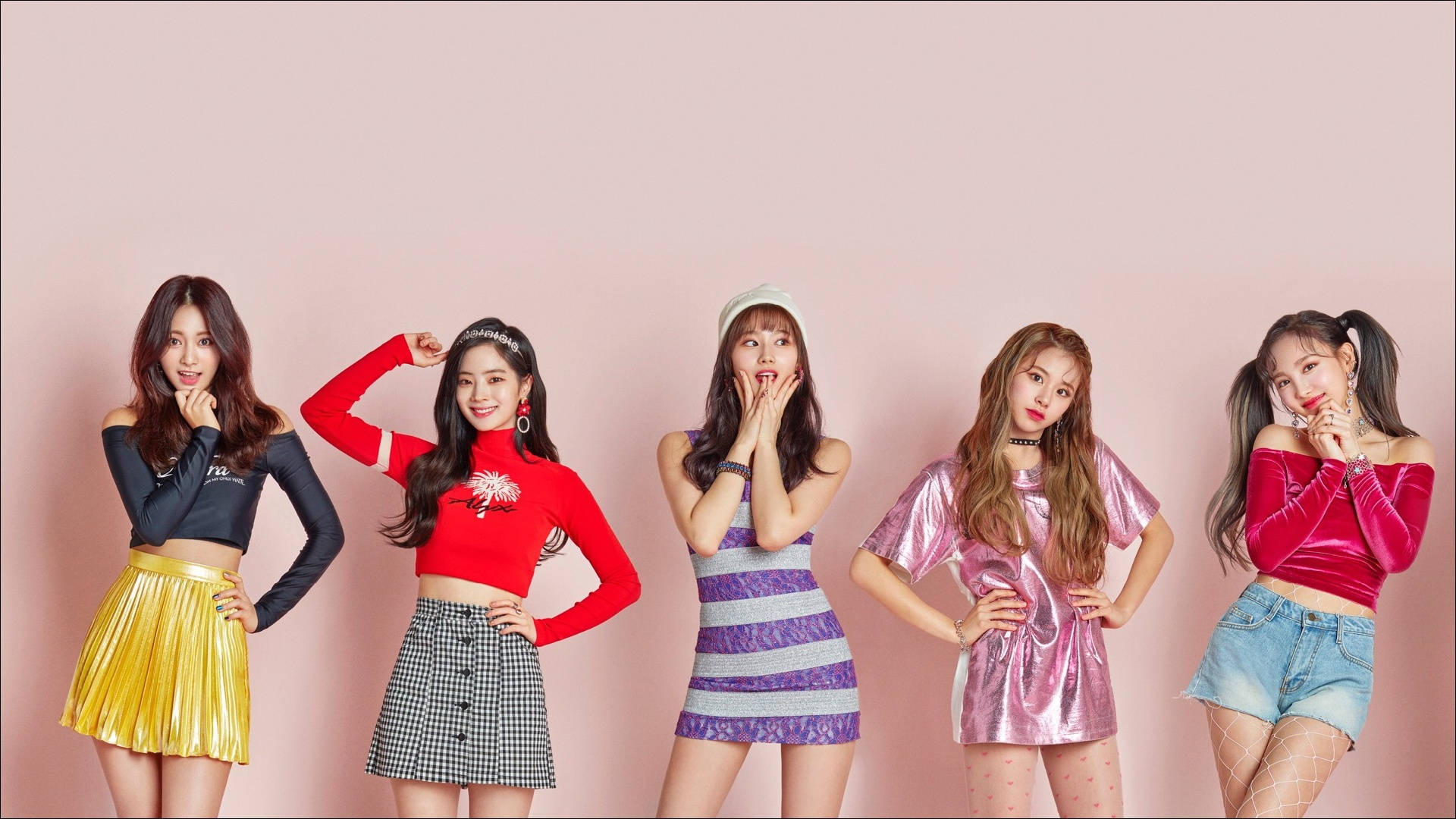 Linda chica del grupo de K-Pop Twice Fondos de pantalla