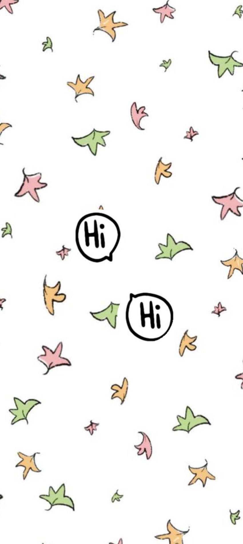 Linda obra de arte de saludo Hola Fondos de pantalla