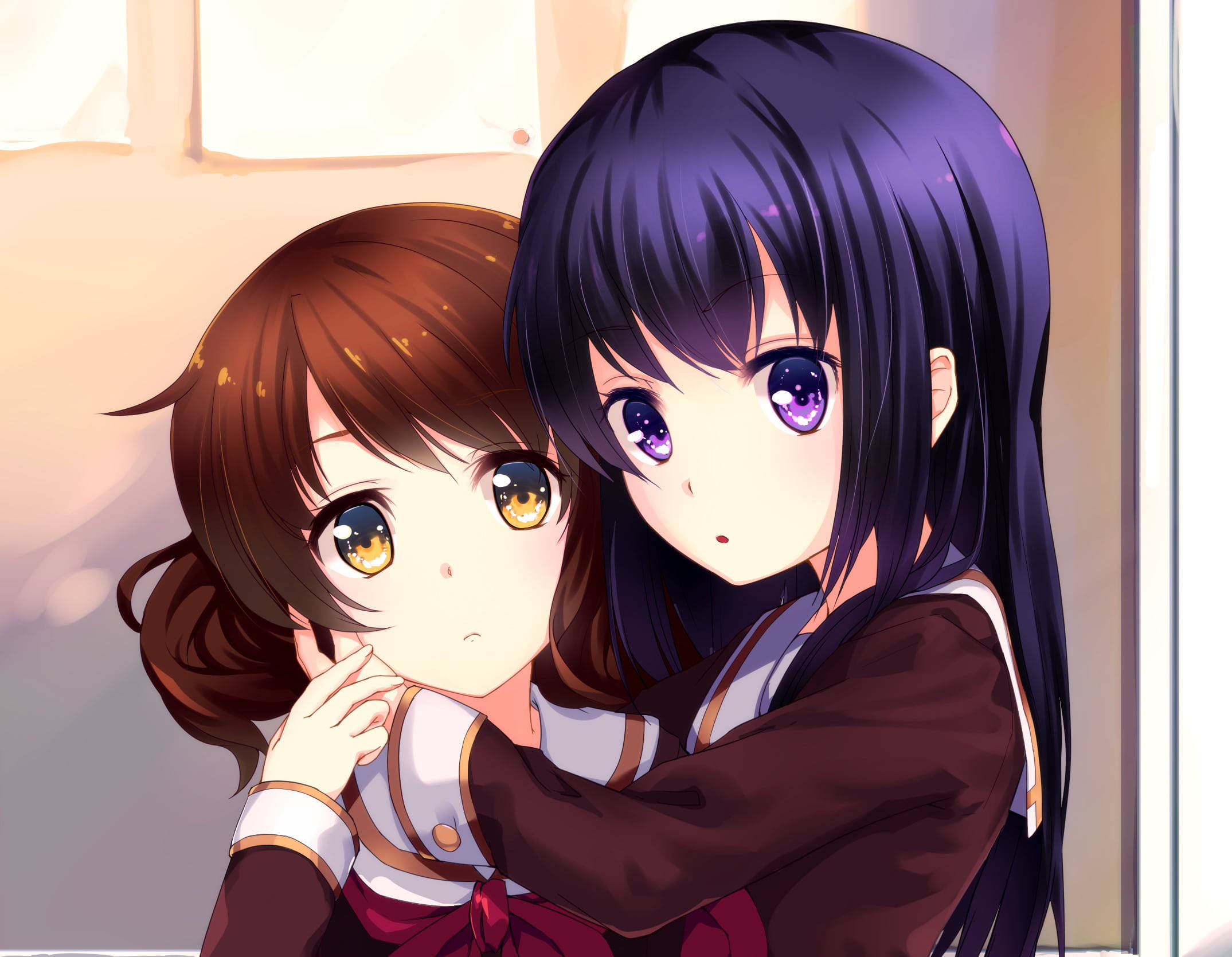 Lindas lesbianas anime Fondos de pantalla