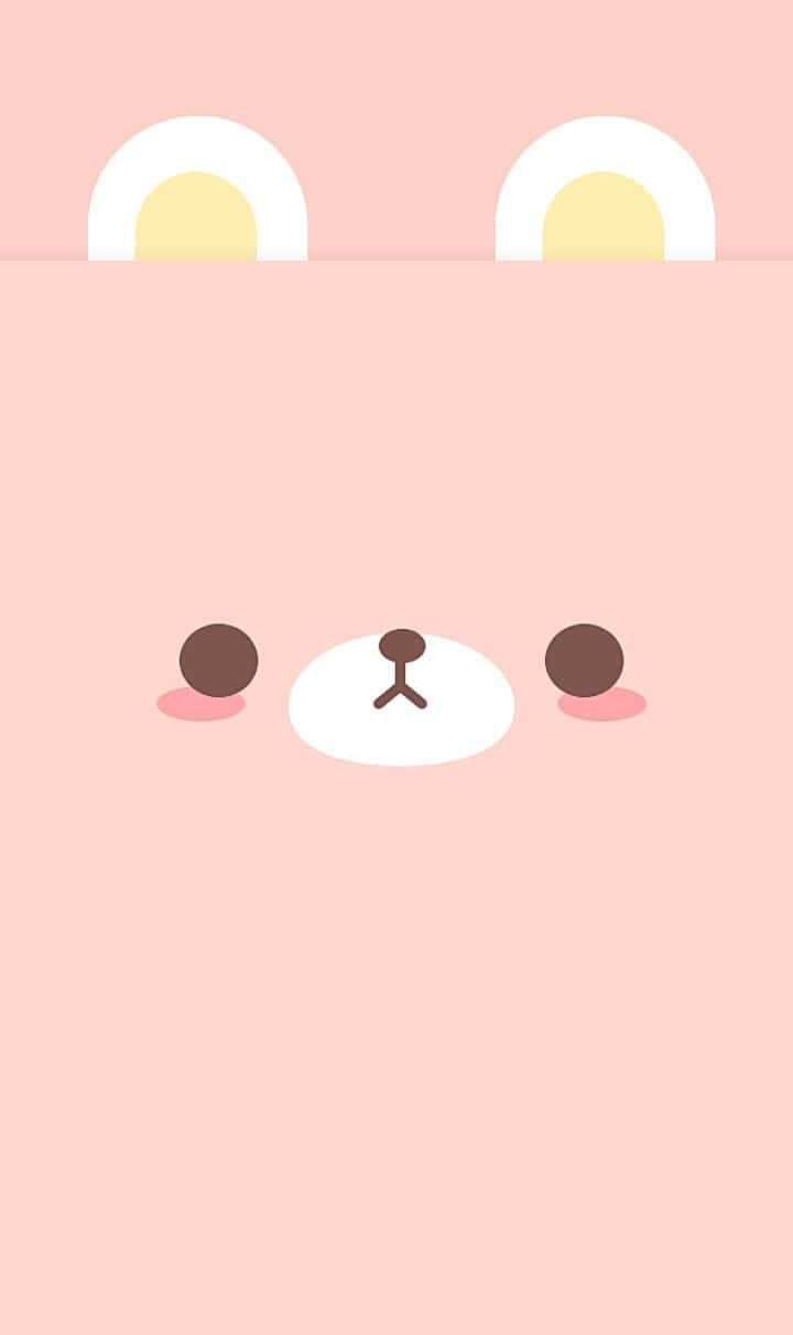 Lindas orejas y ojos de oso para pantalla de bloqueo Fondos de pantalla