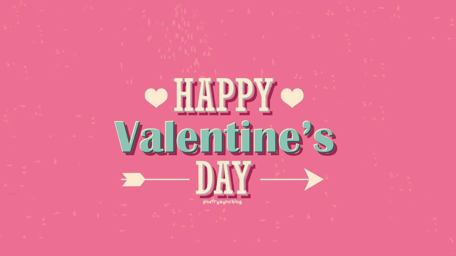 Lindo Banner Rosa de Saludo de San Valentín Fondos de pantalla