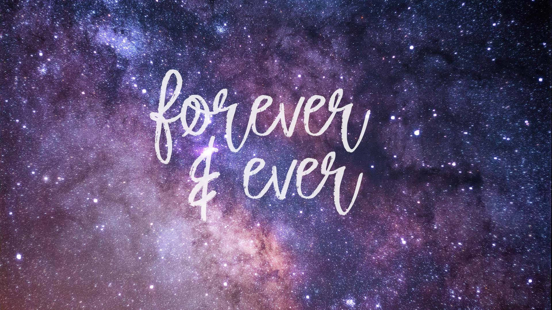 Lindo Galaxia Con Forever & Ever Fondos de pantalla