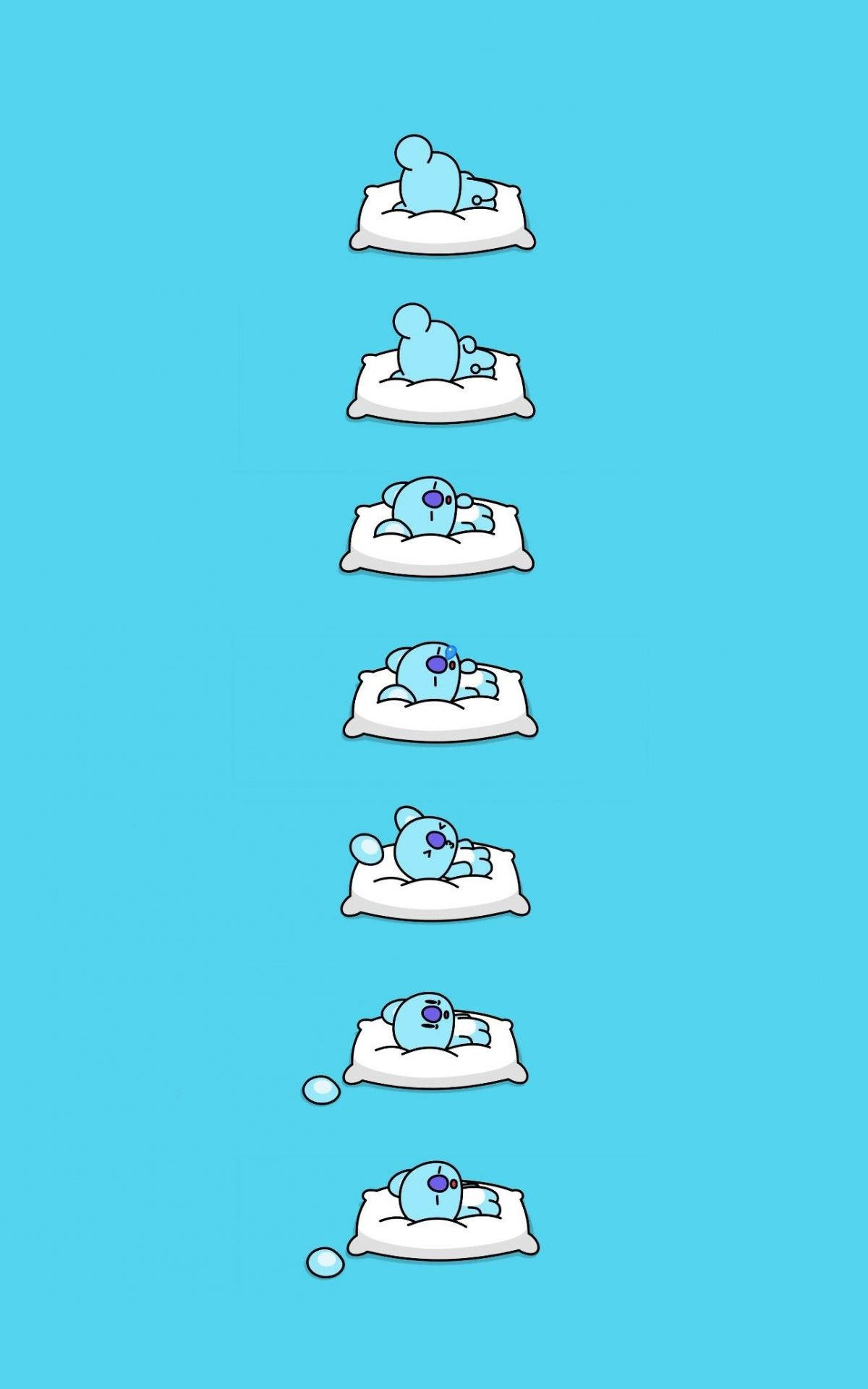 Lindos BT21 Koya Durmiendo Fondos de pantalla