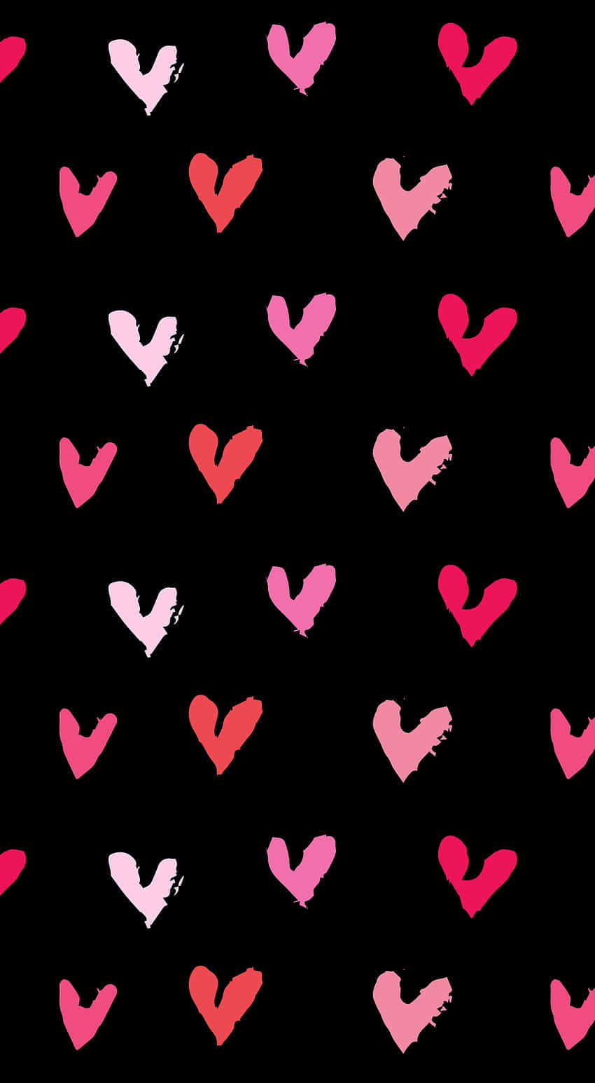 Lindos corazones pequeños patrón de San Valentín Fondos de pantalla