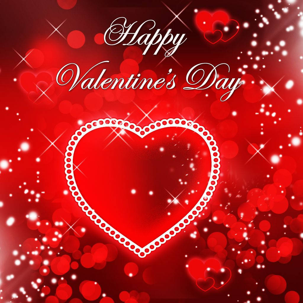 Lindos Corazones Rojos Brillantes de San Valentín Fondos de pantalla