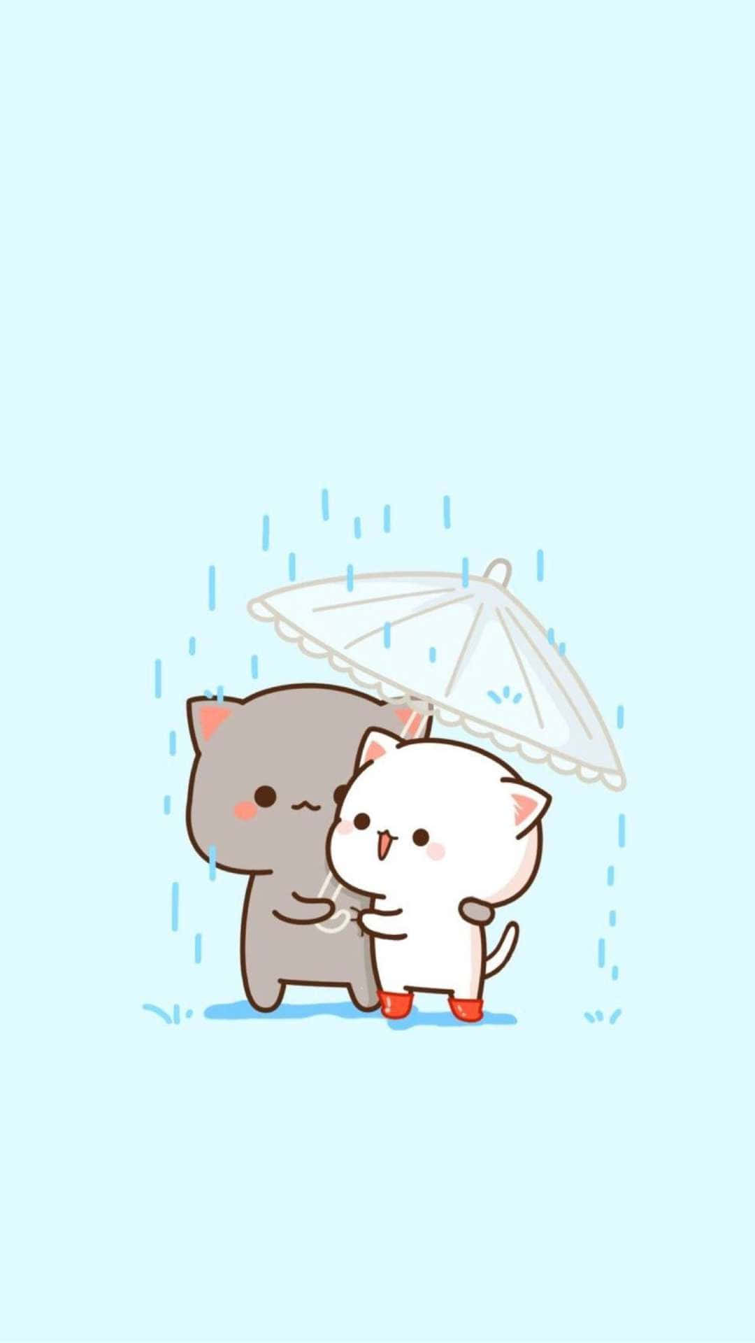 Lindos Gatos Anime Kawaii Mochi Fondos de pantalla