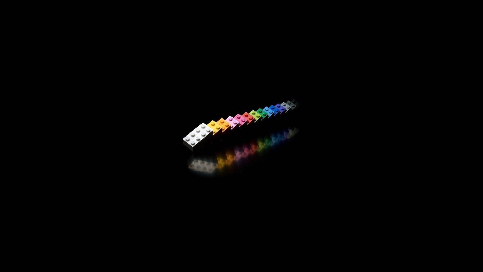 Lindos ladrillos LEGO negros Fondos de pantalla