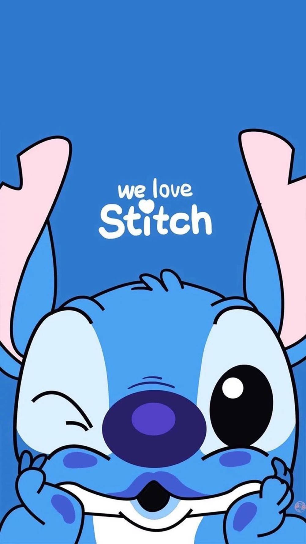 Lindos Stitch We Love iPhone Fondos de pantalla