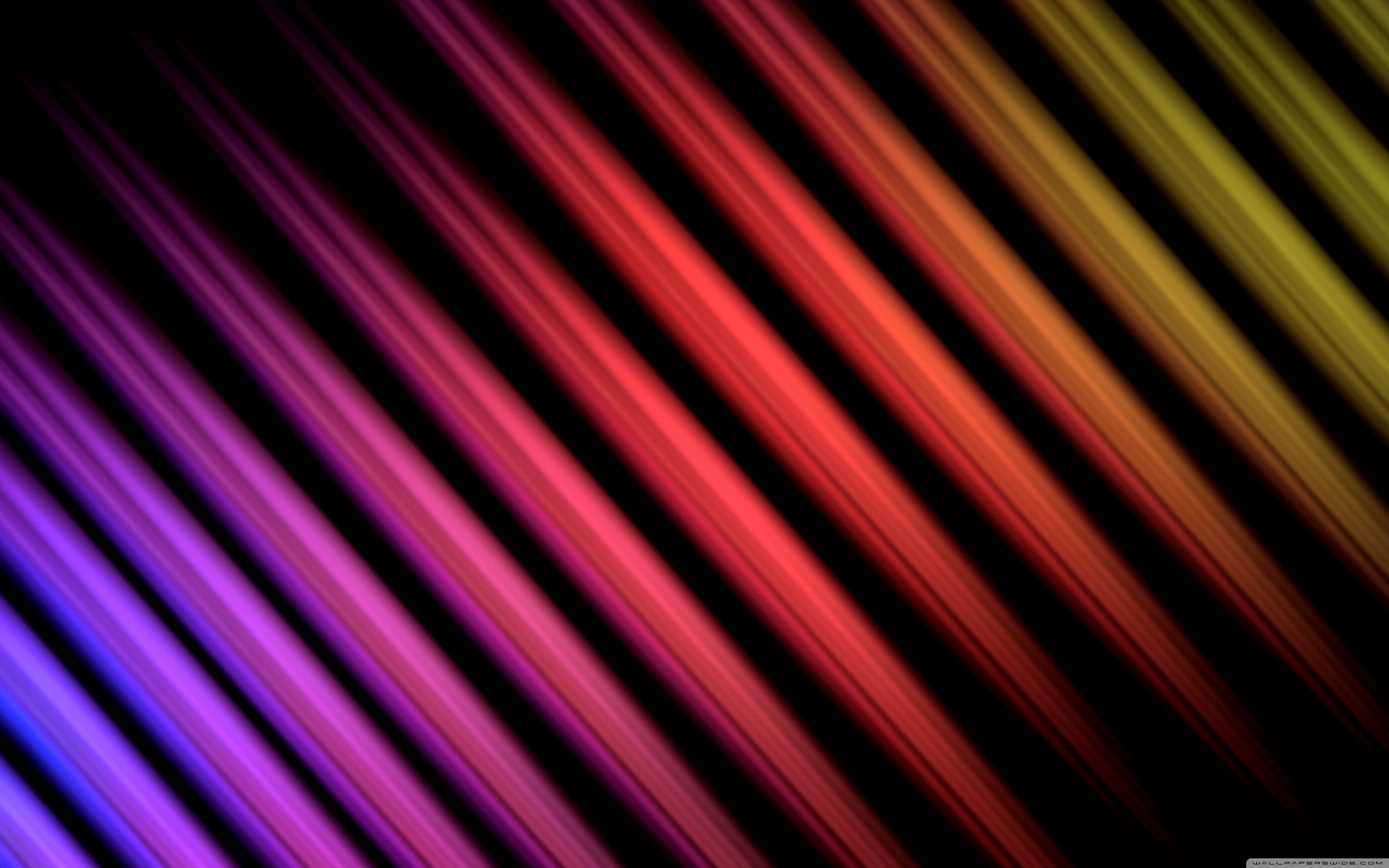 Líneas Horizontales de Colores Mezclados Fondos de pantalla