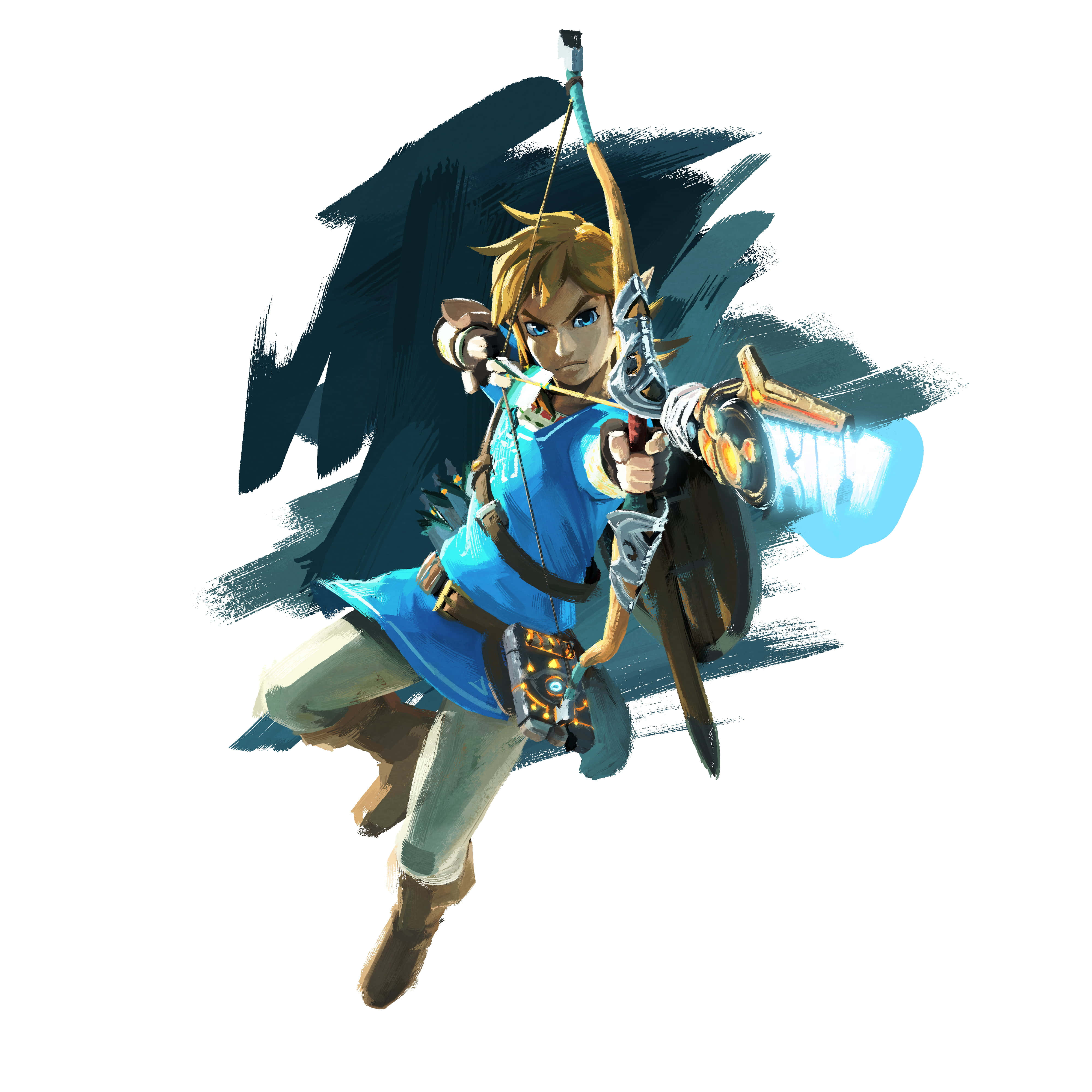 Link y la Princesa Zelda luchando con coraje y fuerza Fondos de pantalla
