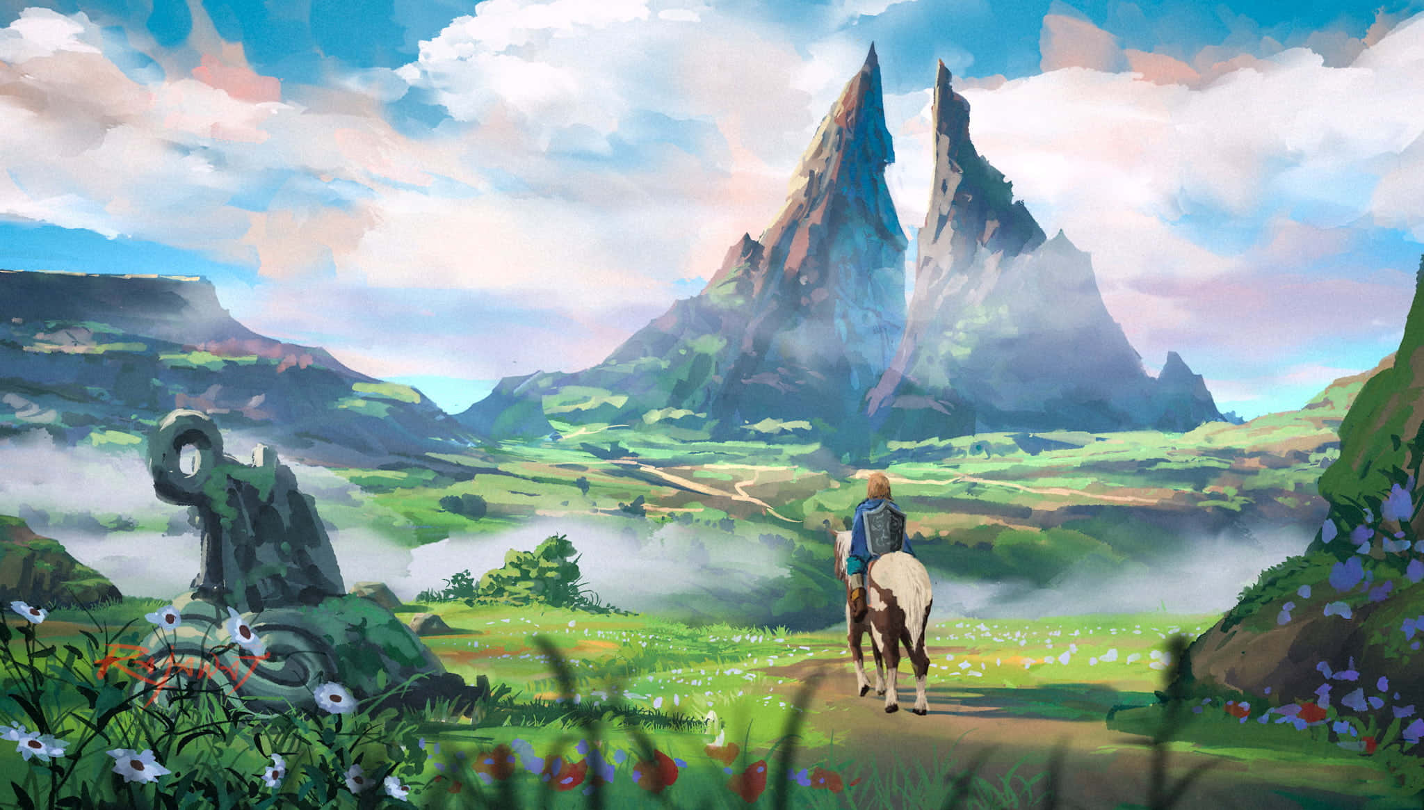 Link y la Trifuerza de la Sabiduría de la franquicia The Legend of Zelda Fondos de pantalla