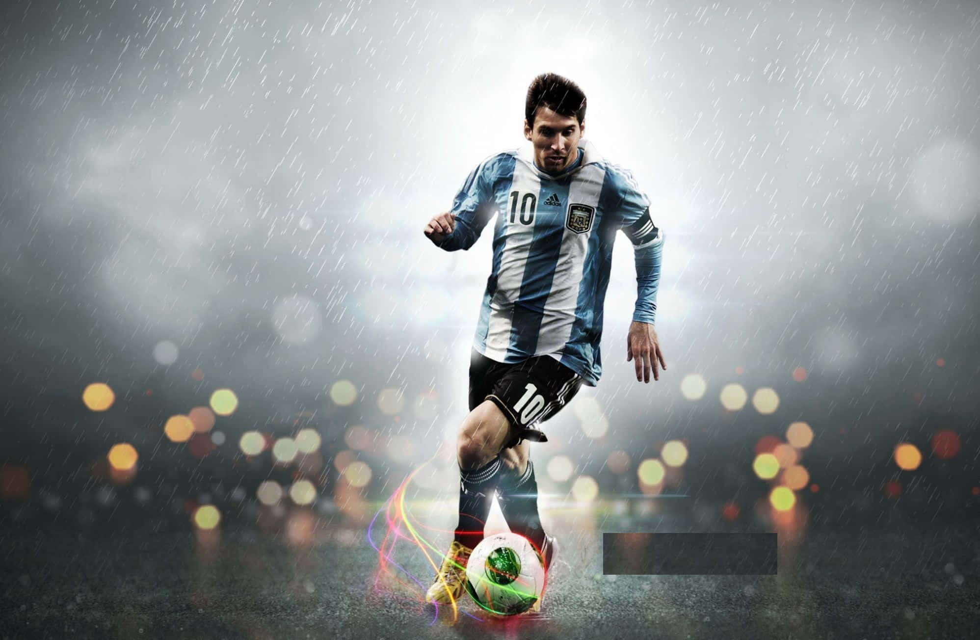 Lionel Messi Adopta la Pose Perfecta Fondos de pantalla