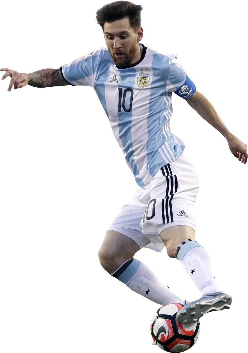 Lionel Messi con uniforme de Argentina en acción Fondos de pantalla