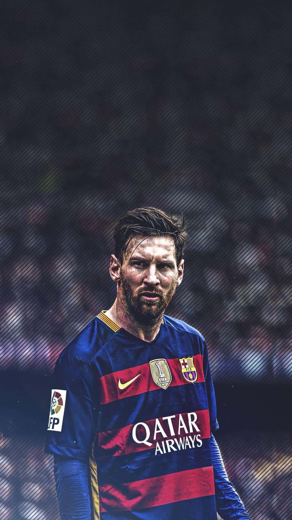 Lionel Messi, el mejor futbolista del mundo con los colores emblemáticos del FC Barcelona Fondos de pantalla