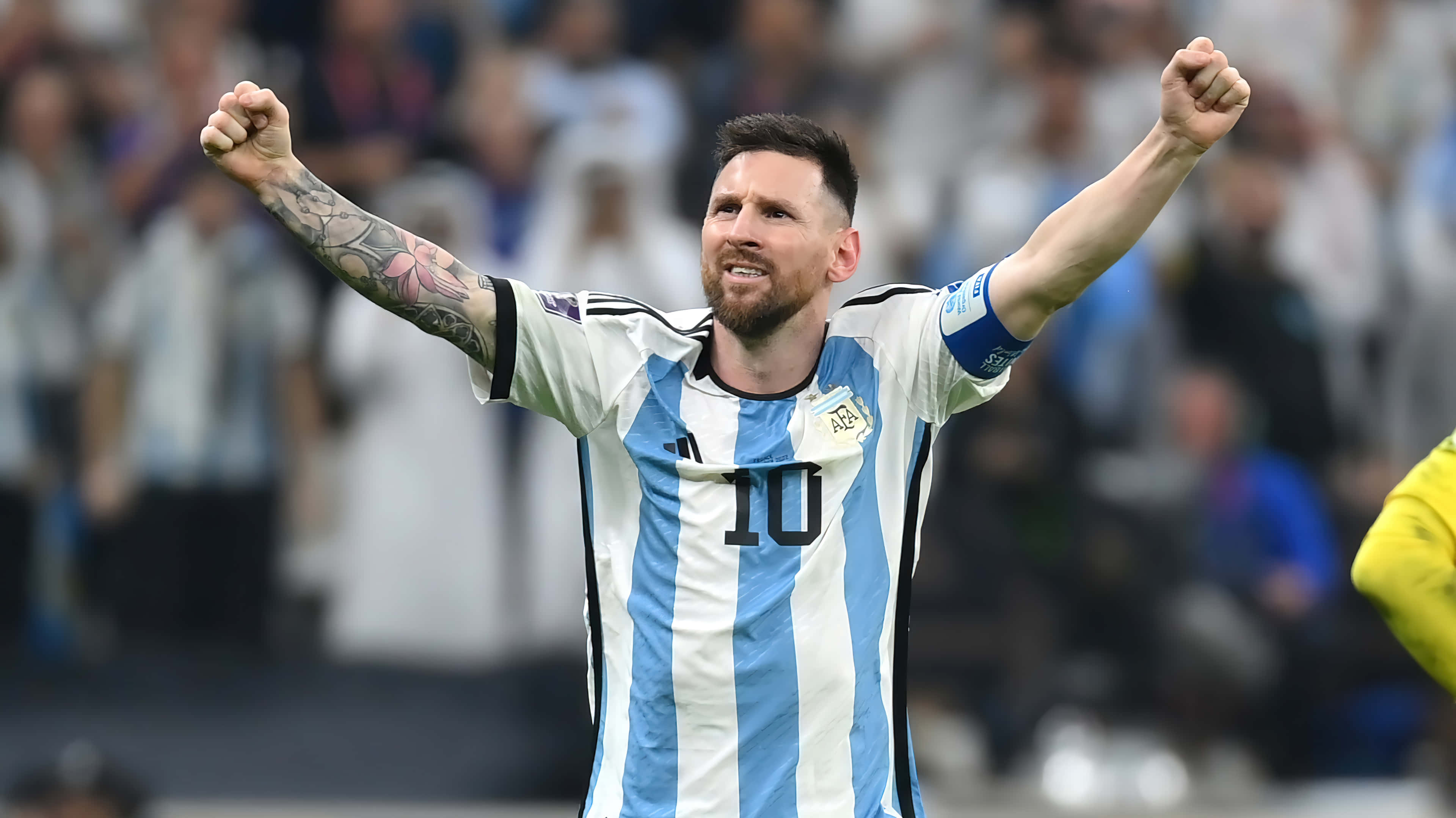 Lionel Messi, estrella del fútbol, en acción Fondos de pantalla