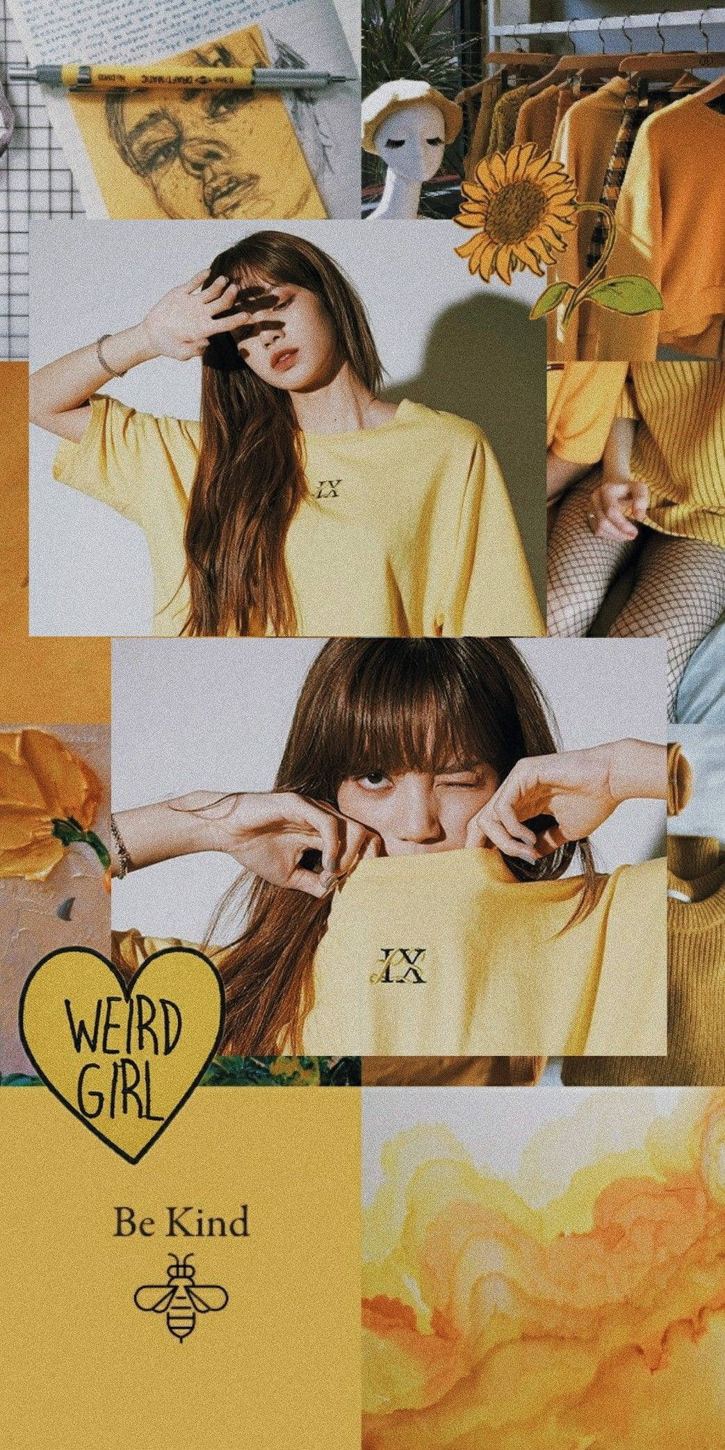 Lisa Blackpink HD Collage Estético Fondos de pantalla