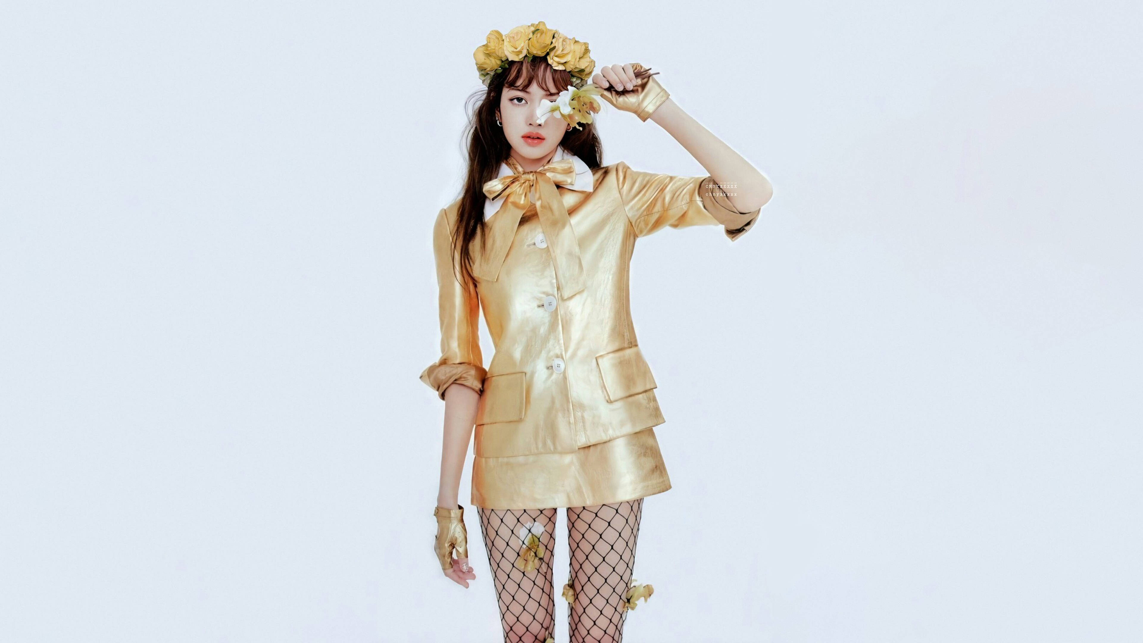 Lisa Dorada de Blackpink K-Pop Fondos de pantalla