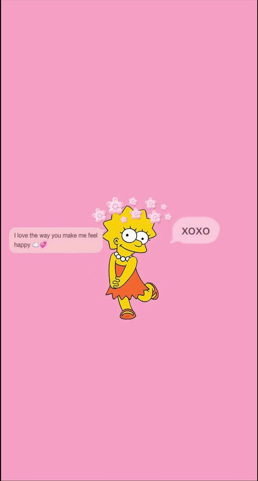Lisa Simpson encantadora y estética de caricatura Fondos de pantalla