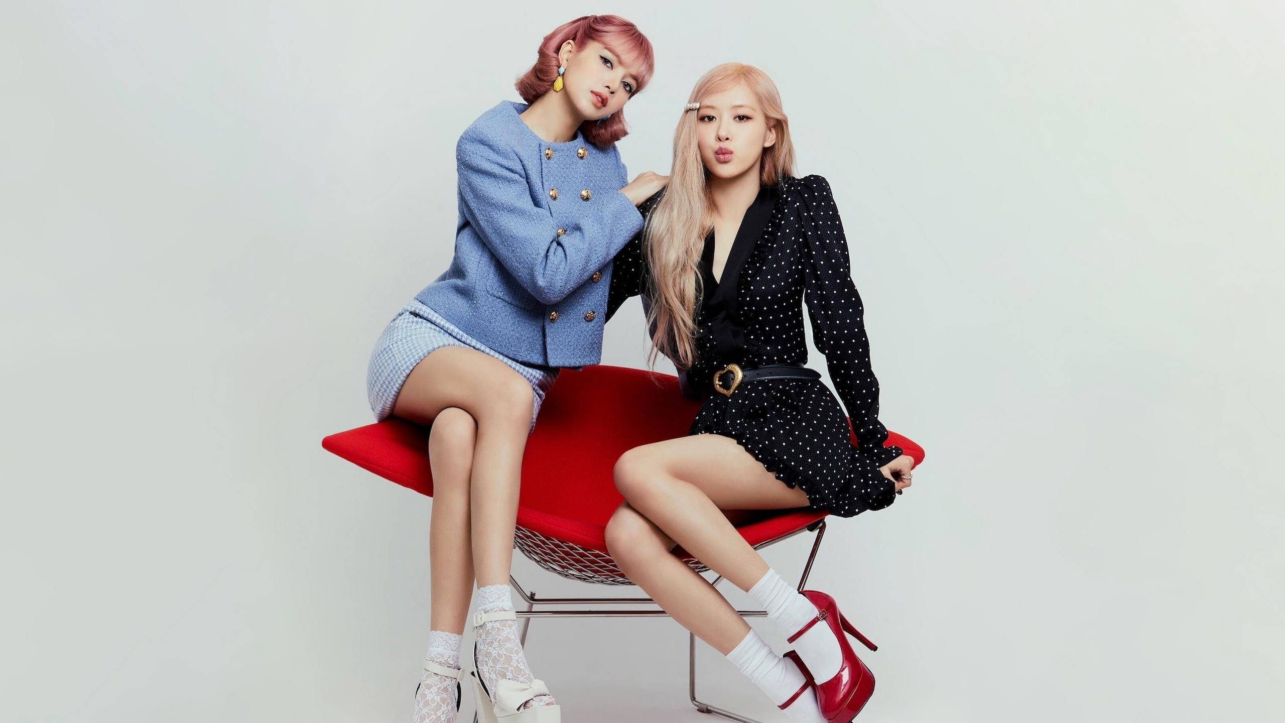 Lisa y Rosé de K-Pop Fondos de pantalla