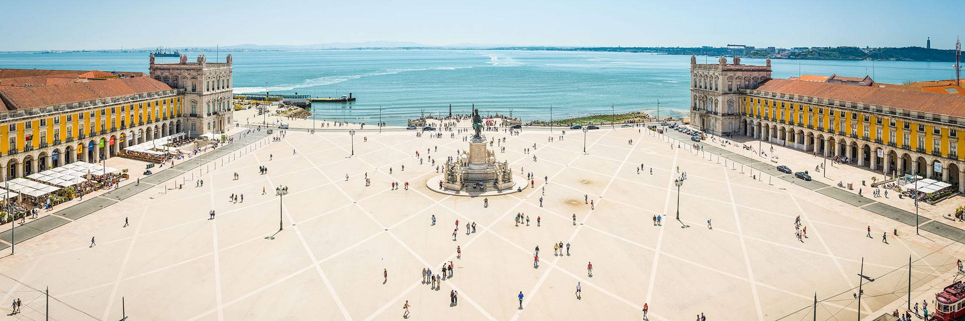 Lisboa frente al océano Fondos de pantalla