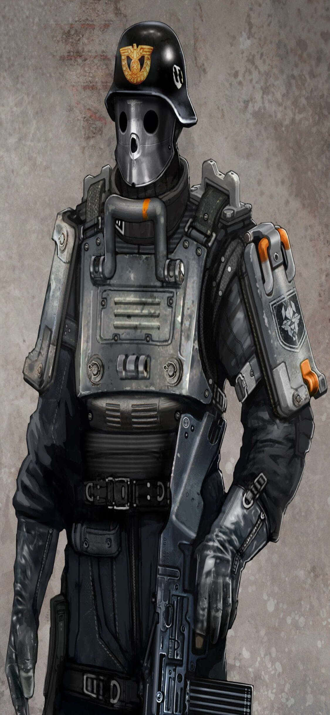 ¿Listo para una aventura llena de juegos con un iPhone Xs y Wolfenstein II? Fondos de pantalla