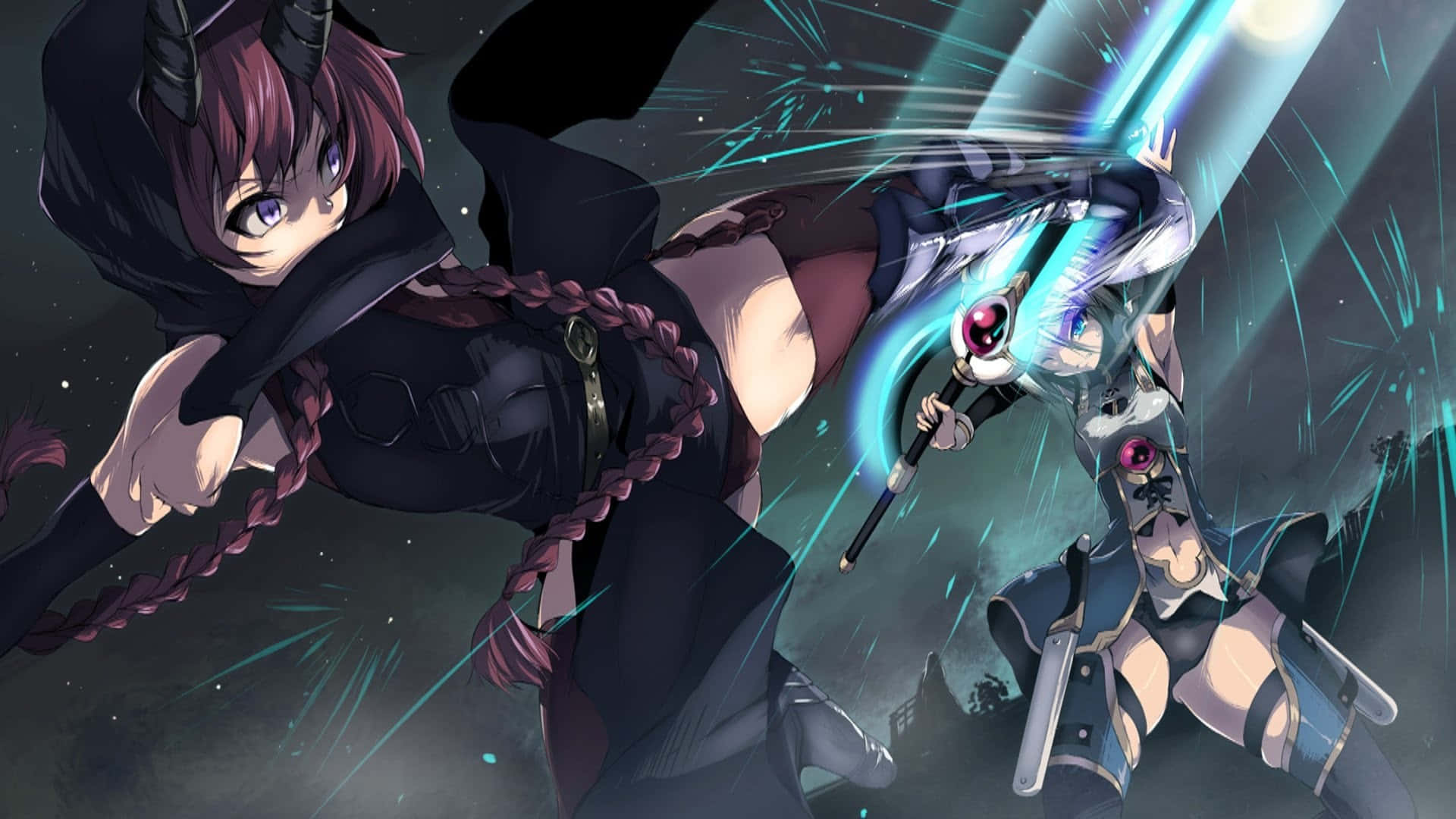 Listo para una Épica Pelea de Anime Fondos de pantalla