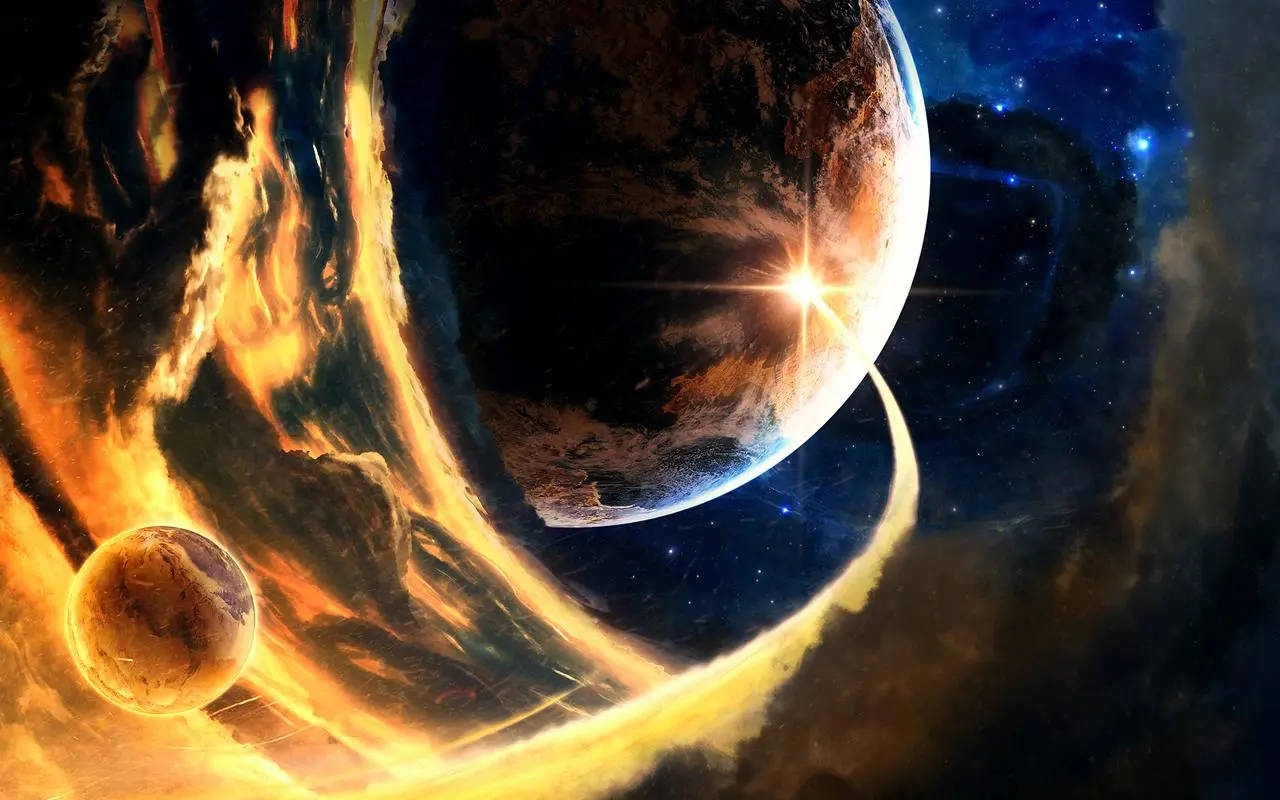 Llamarada Solar Interactiva Fondos de pantalla