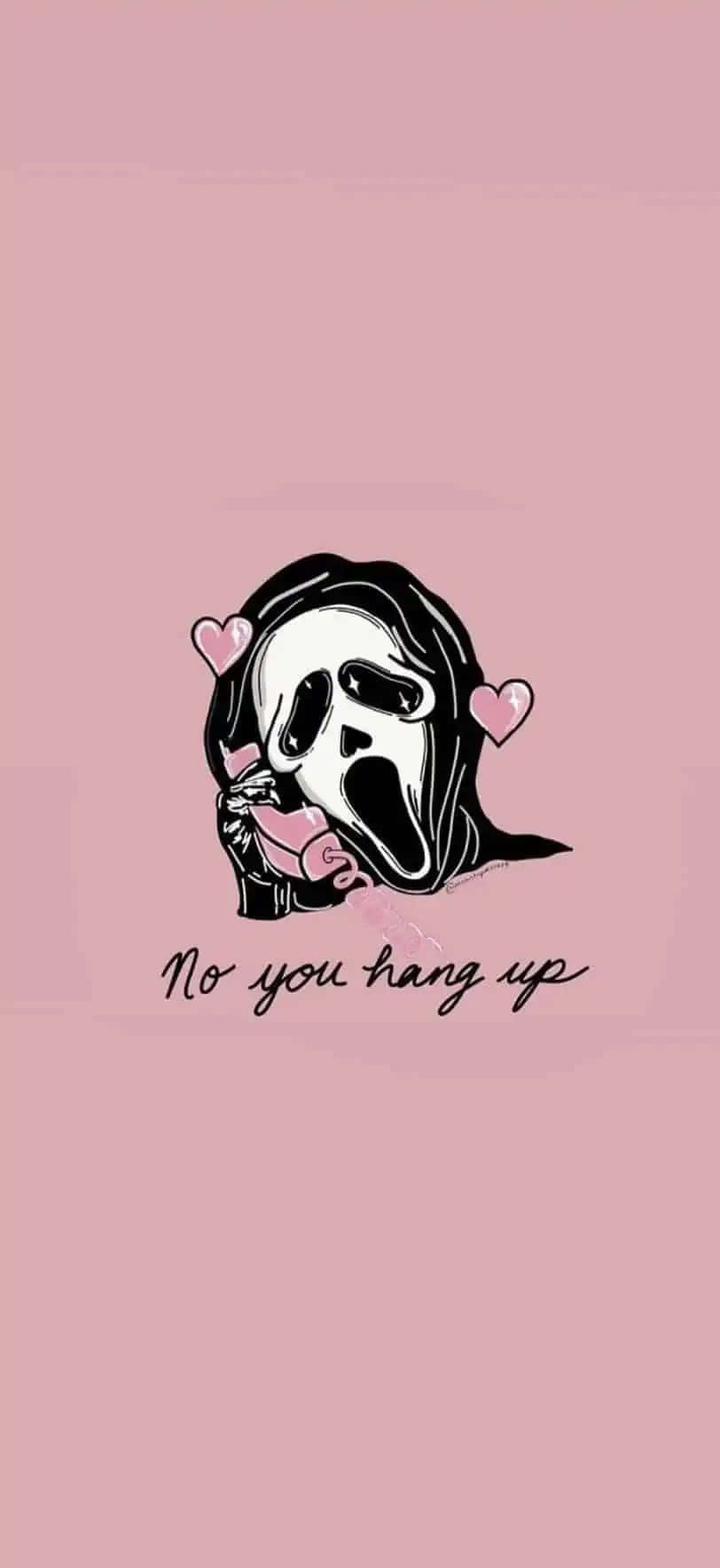 Llamativo fondo rosa de Halloween con murciélagos volando, velas y calaveras espeluznantes Fondos de pantalla