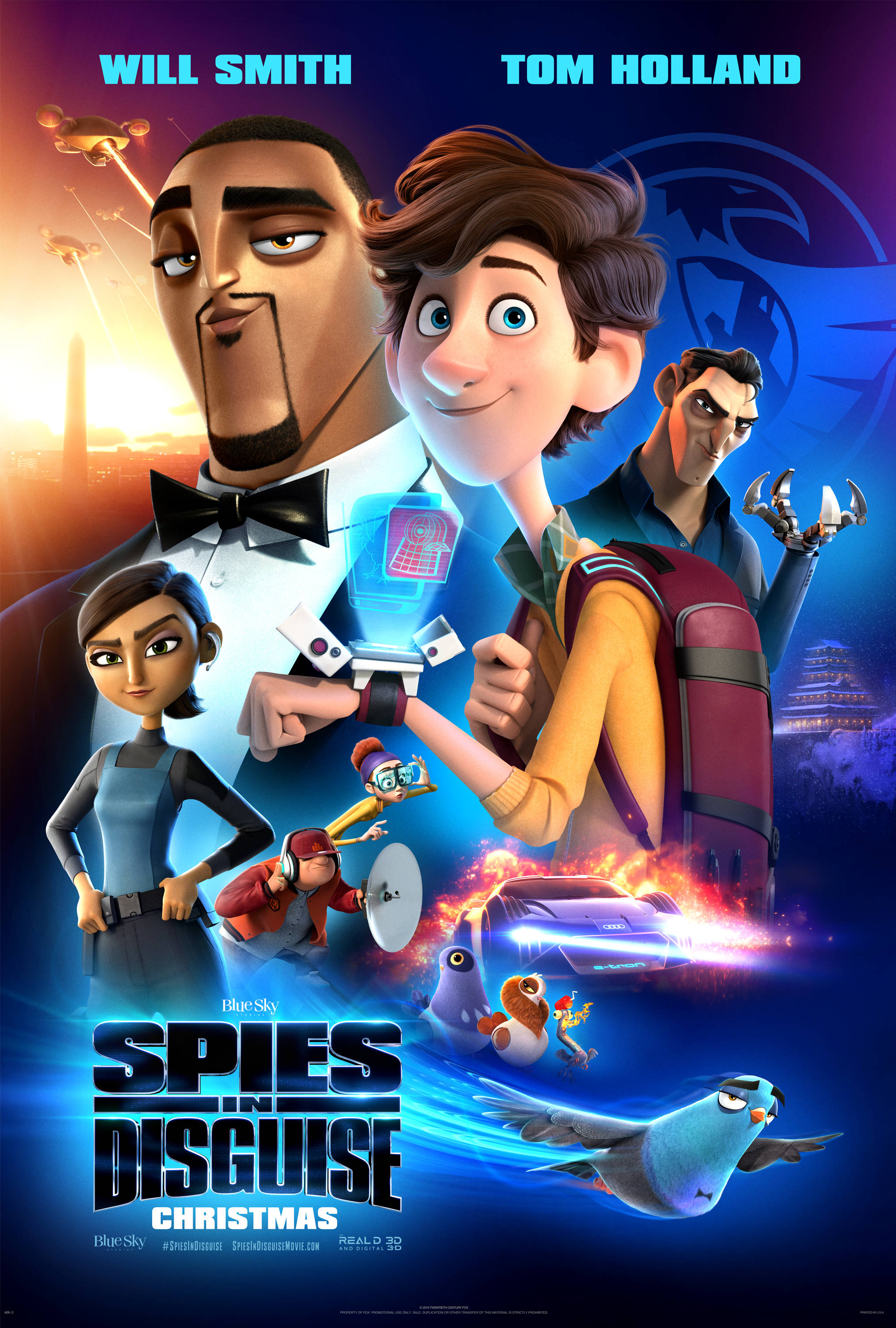 Llamativo Nuevo Póster de la Película Animada, Espías con Disfraz Fondos de pantalla